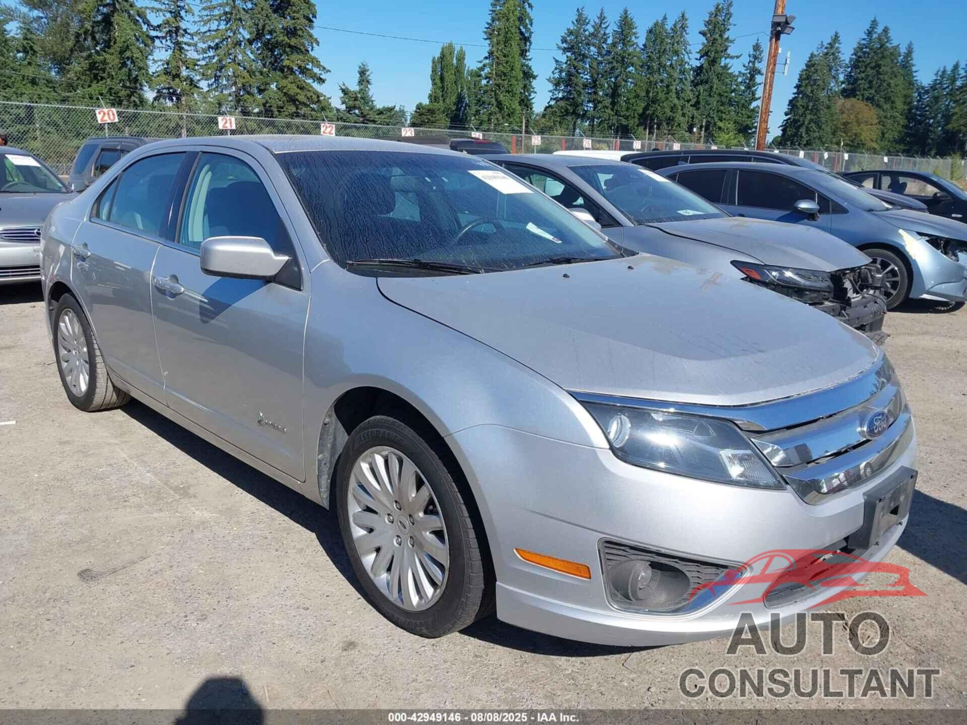 FORD FUSION HYBRID 2012 - 3FADP0L38CR380816