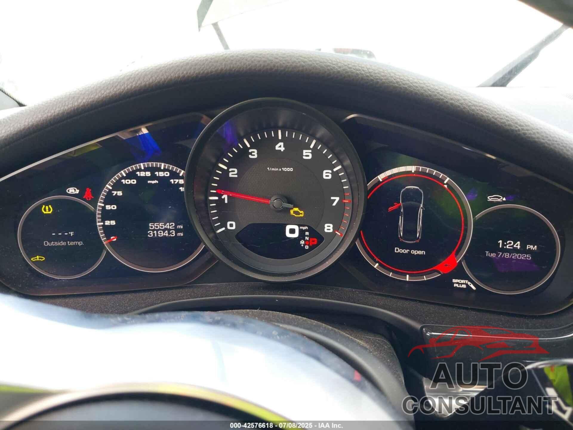 PORSCHE PANAMERA 2018 - WP0AA2A77JL100086