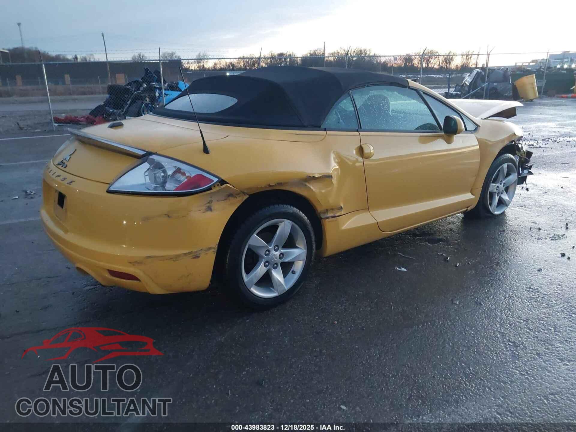 MITSUBISHI ECLIPSE SPYDER 2009 - 4A3AL25F99E025660