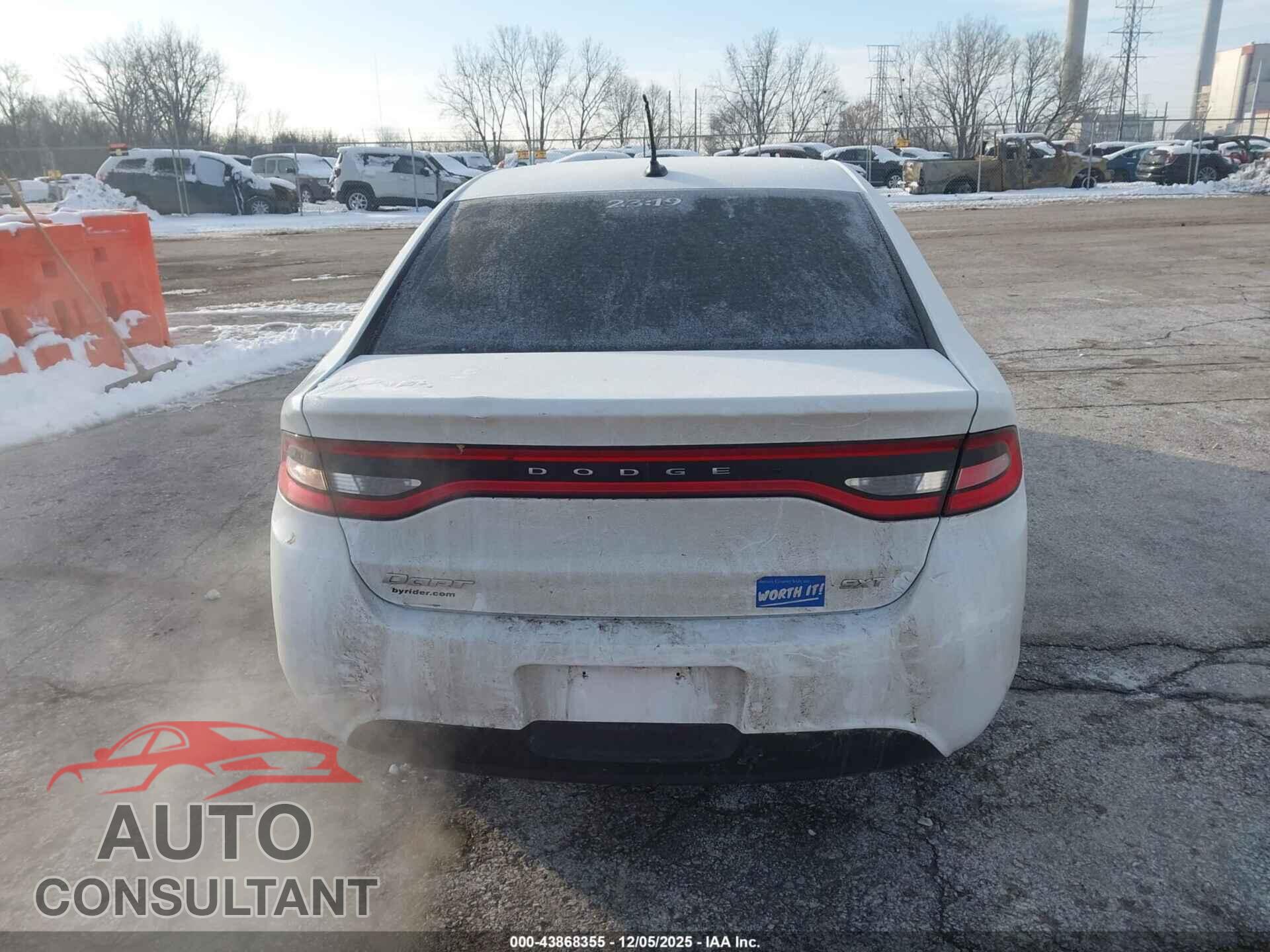 DODGE DART 2016 - 1C3CDFBB7GD766477
