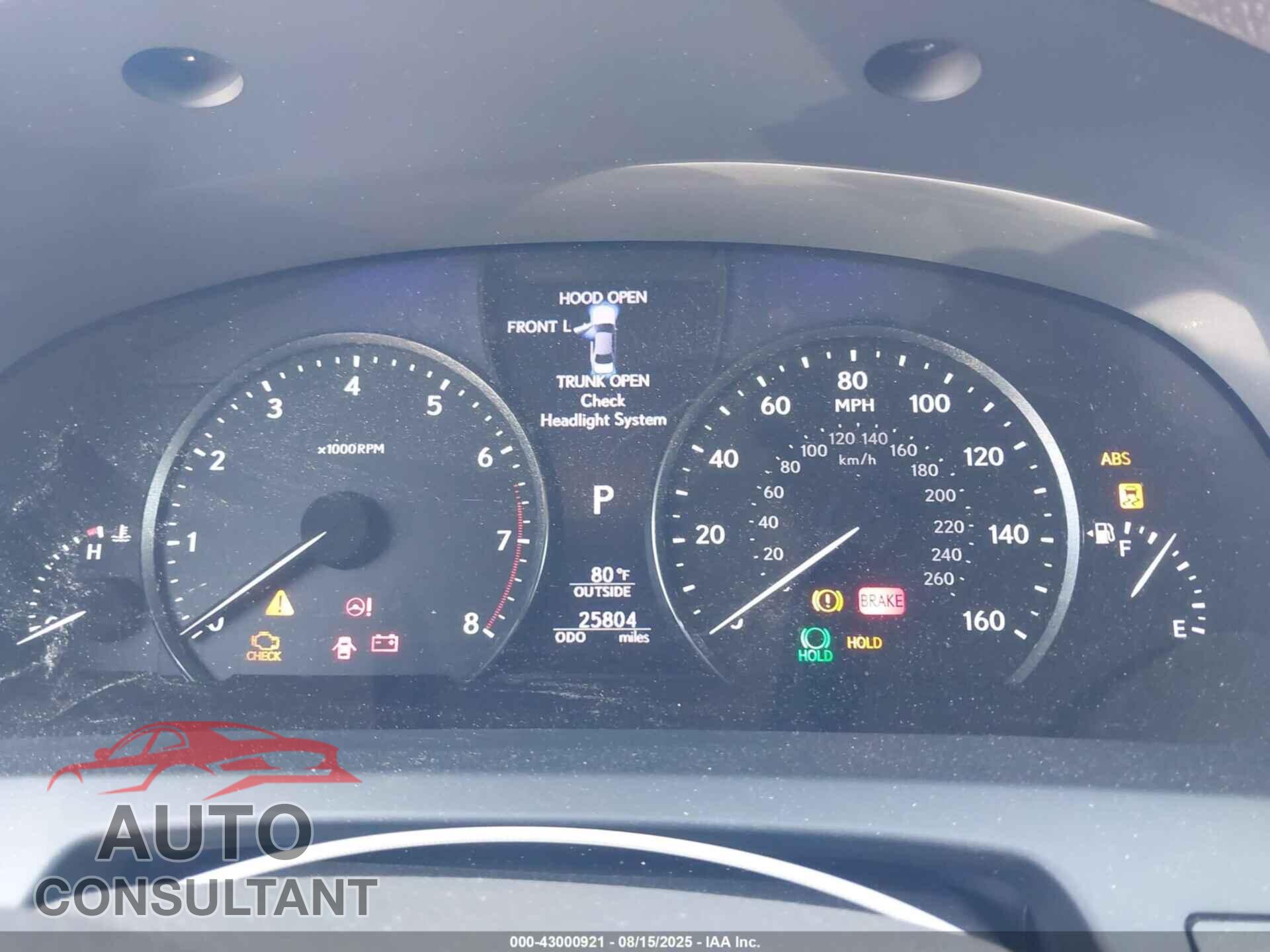 LEXUS LS 460 2013 - JTHBL5EF6D5124517