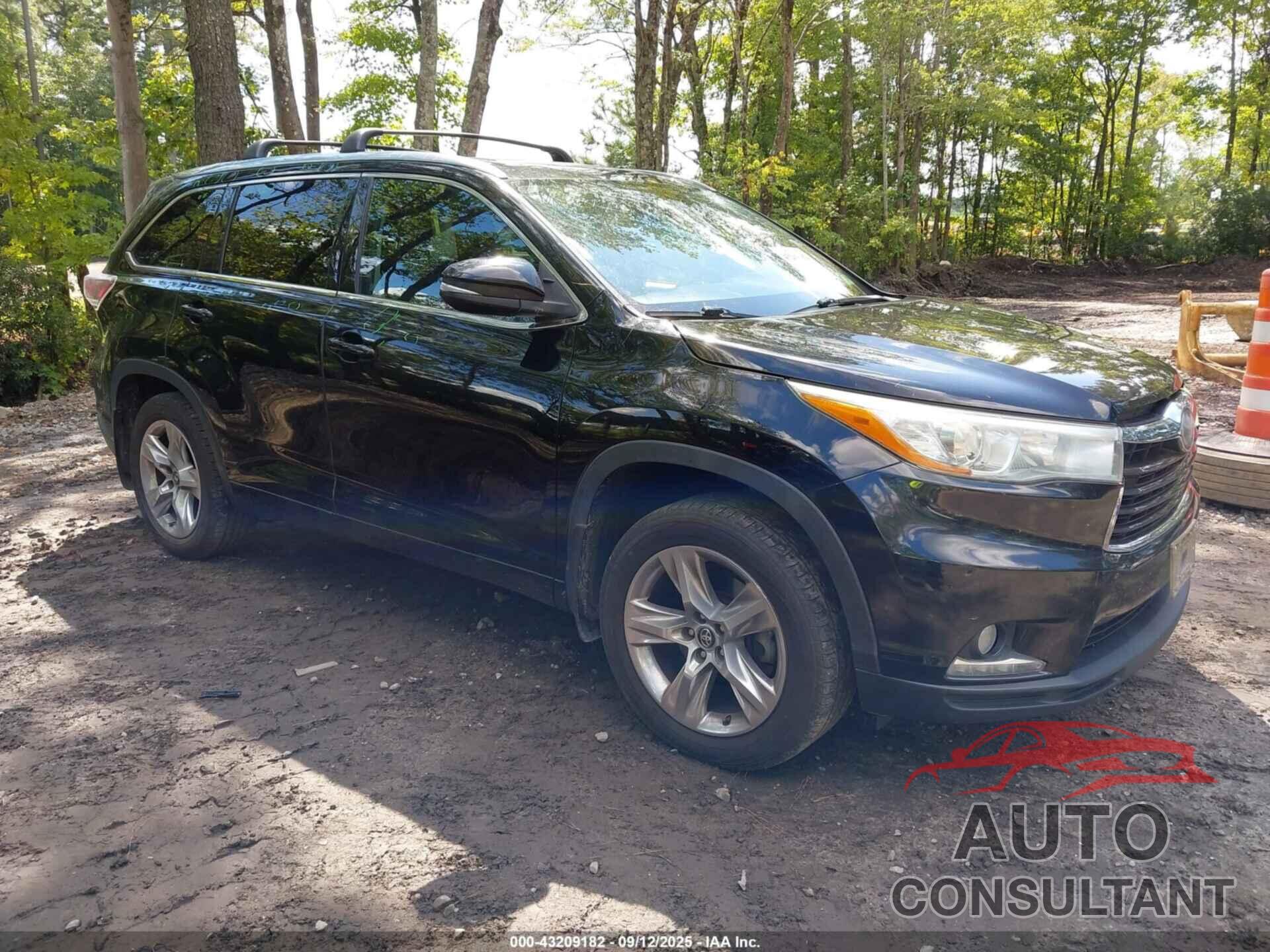 TOYOTA HIGHLANDER 2016 - 5TDDKRFH8GS355485