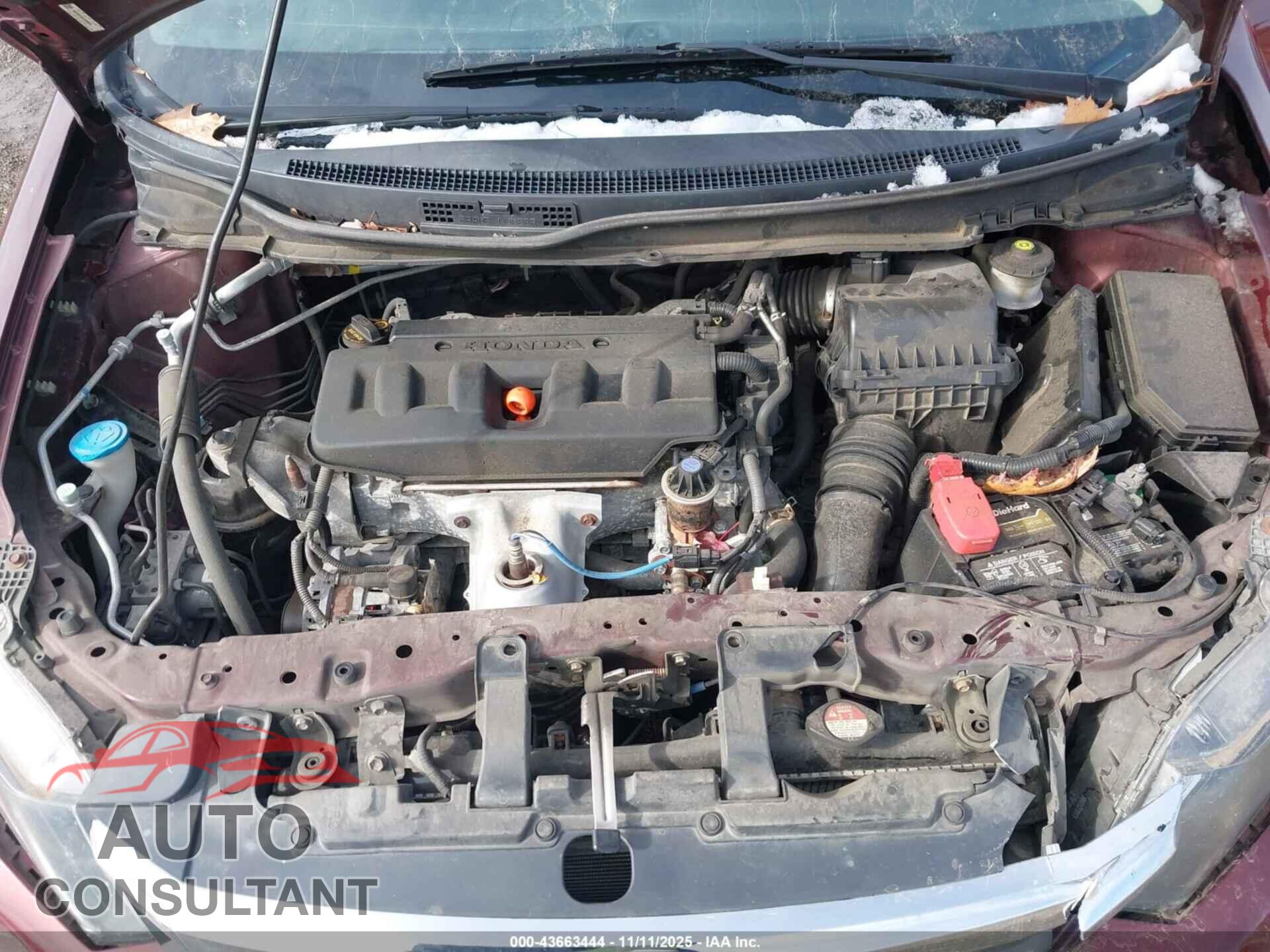 HONDA CIVIC 2012 - 19XFB2F98CE066801
