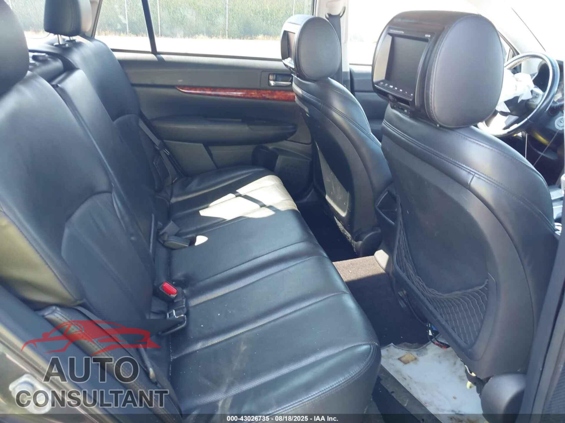 SUBARU OUTBACK 2011 - 4S4BRBLC5B3314773