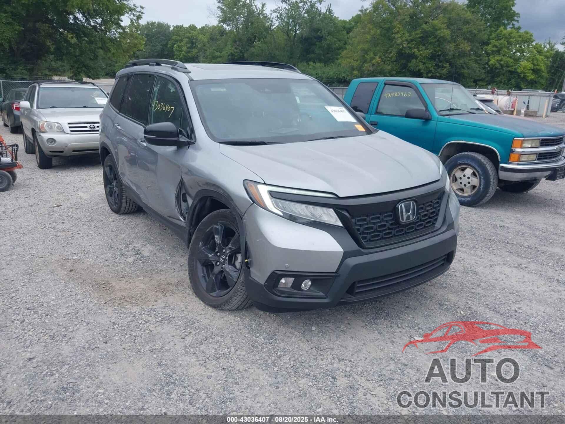 HONDA PASSPORT 2019 - 5FNYF8H05KB010810