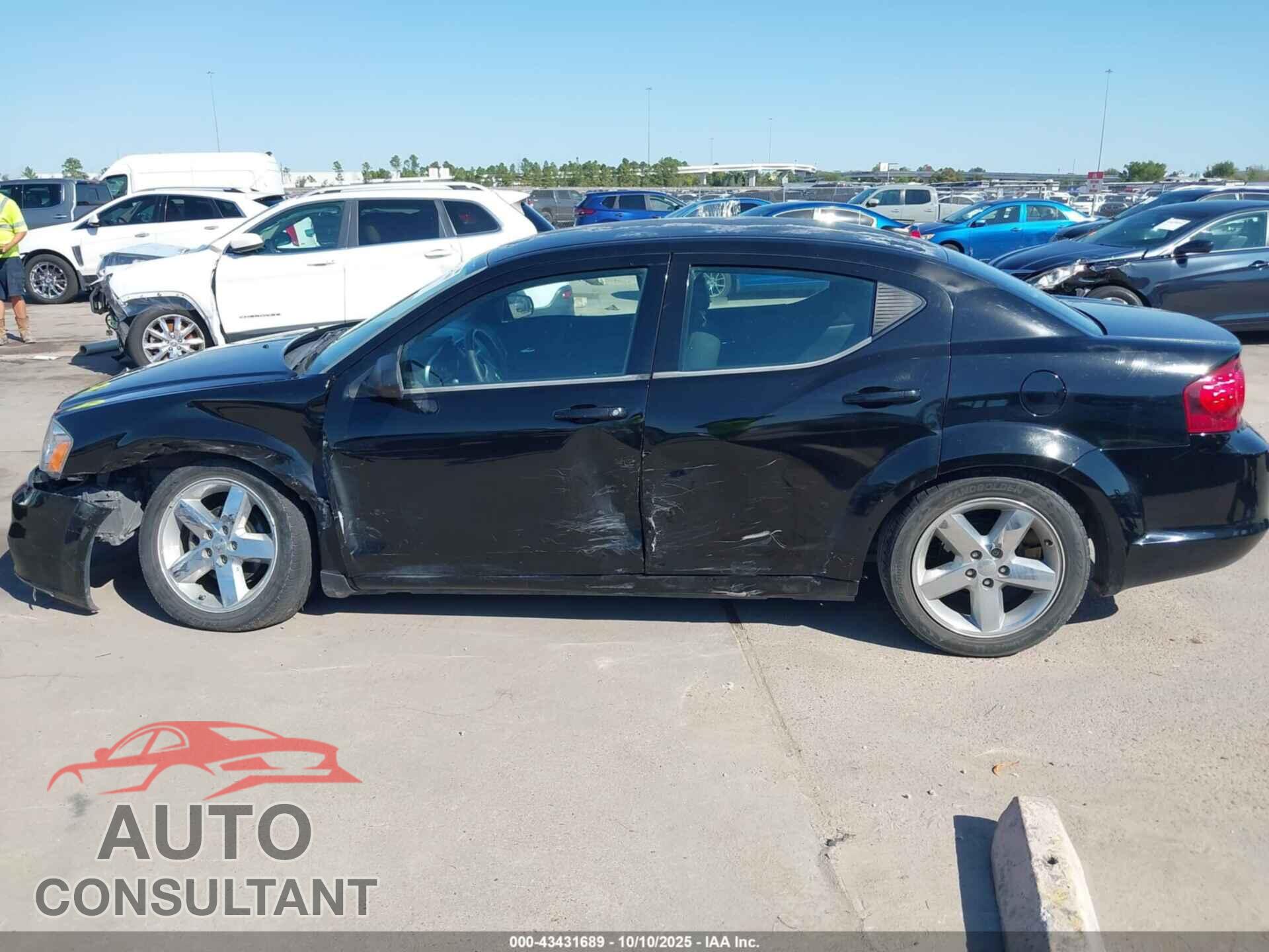DODGE AVENGER 2013 - 1C3CDZAB9DN594462