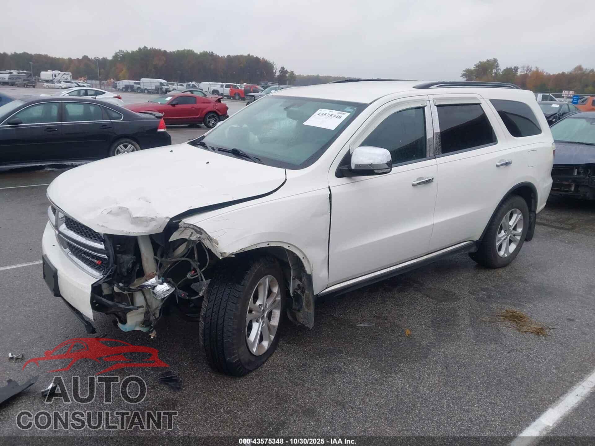 DODGE DURANGO 2012 - 1C4RDHDGXCC335187
