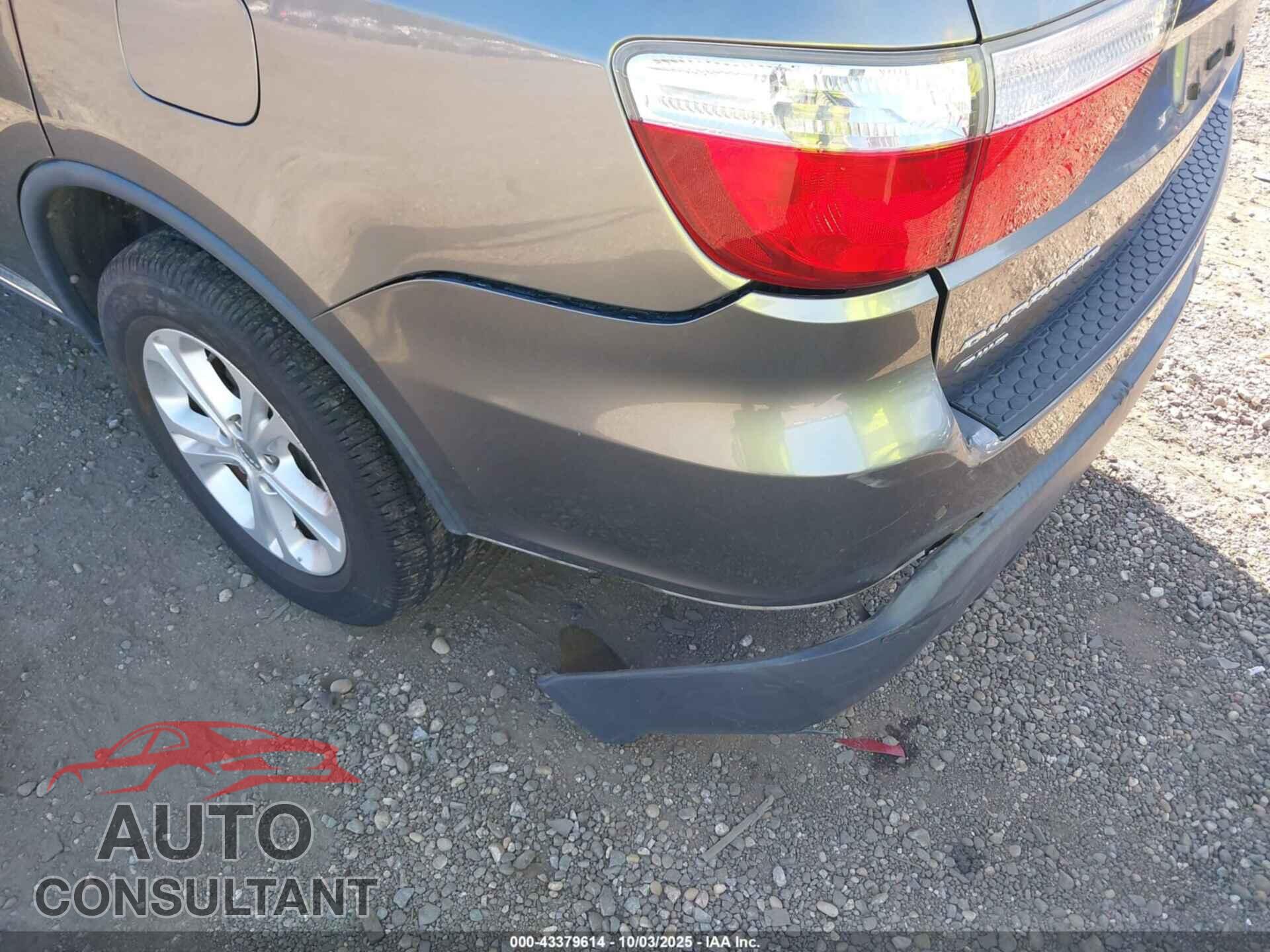 DODGE DURANGO 2012 - 1C4RDJDG6CC337199