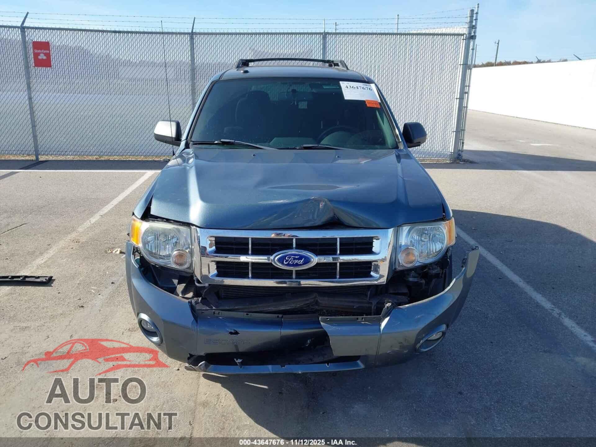 FORD ESCAPE 2011 - 1FMCU9DGXBKC16986