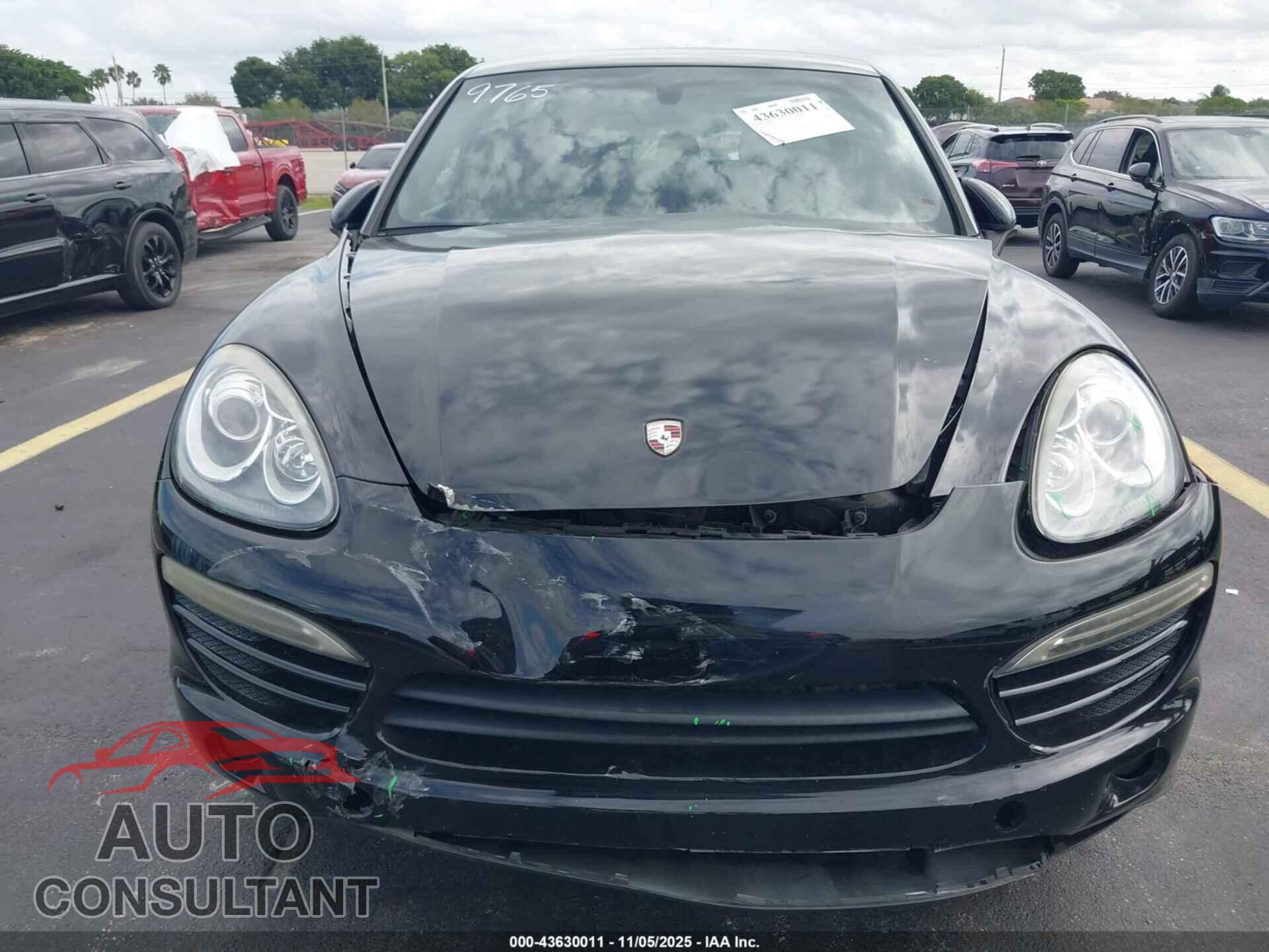 PORSCHE CAYENNE 2011 - WP1AA2A24BLA09765