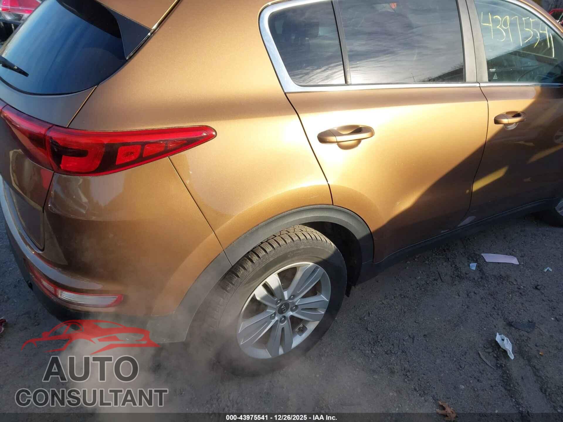 KIA SPORTAGE 2017 - KNDPMCAC8H7191408