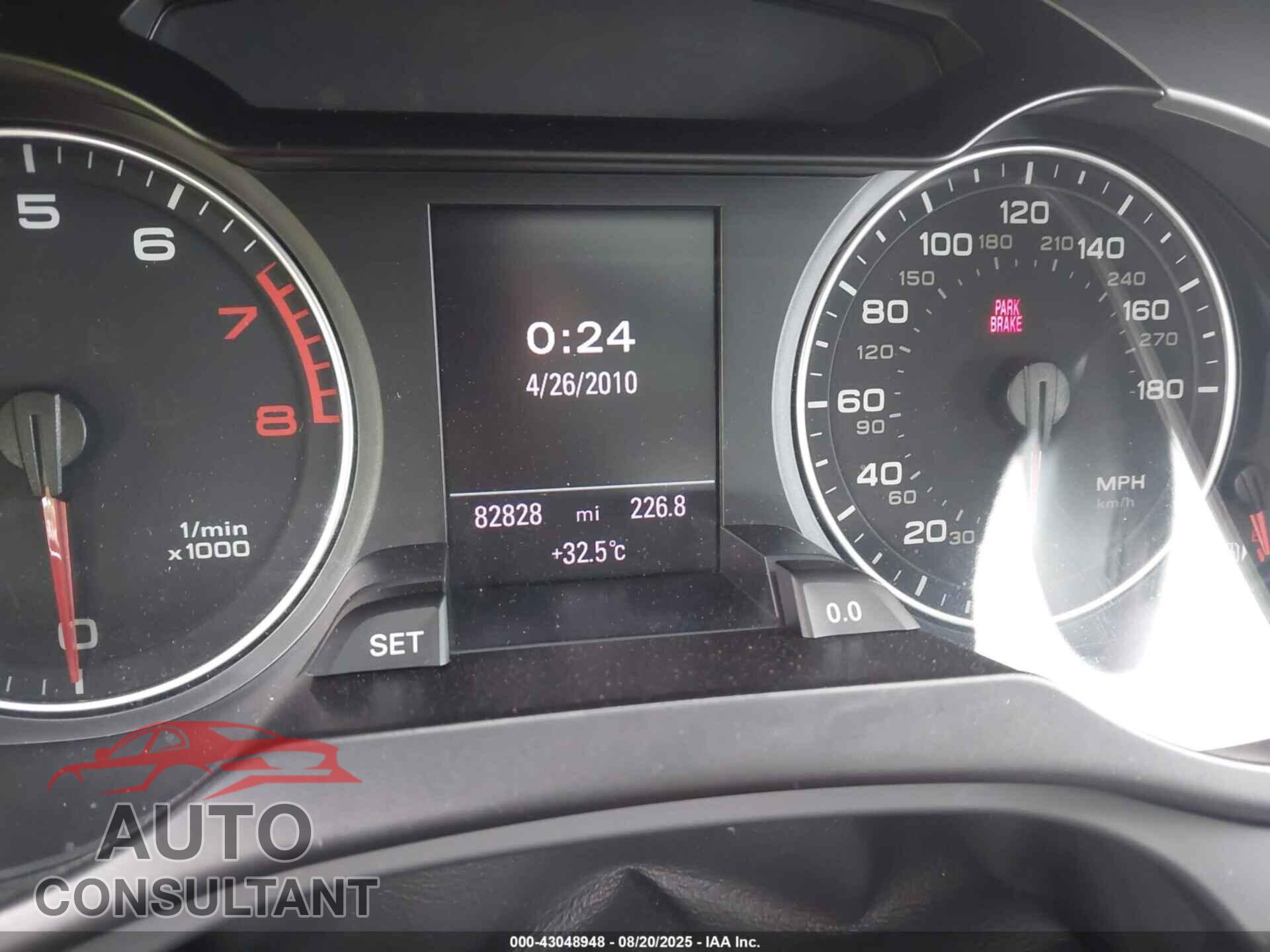 AUDI A4 2012 - WAU4FAFL0CA054207