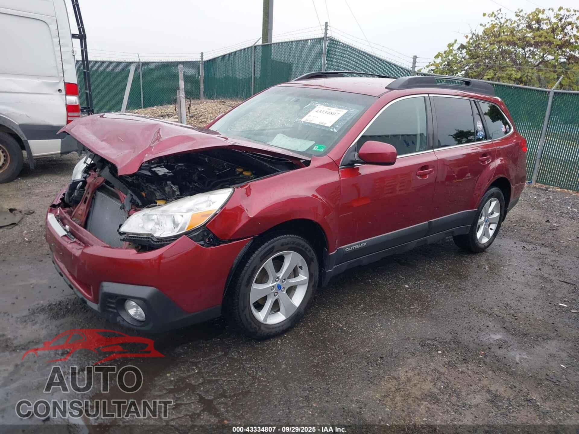 SUBARU OUTBACK 2014 - 4S4BRCCCXE1234553