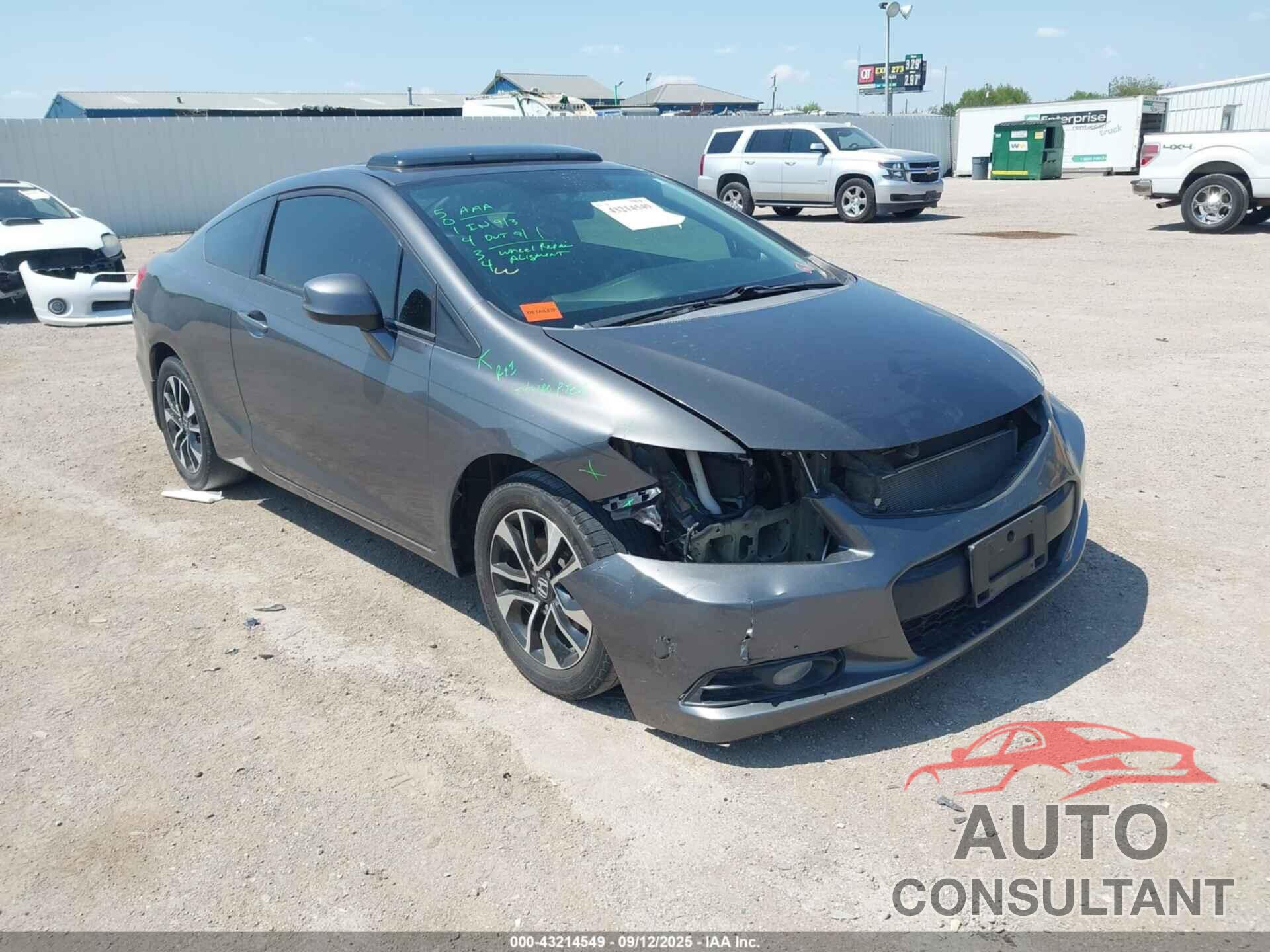 HONDA CIVIC 2013 - 2HGFG3B82DH522402