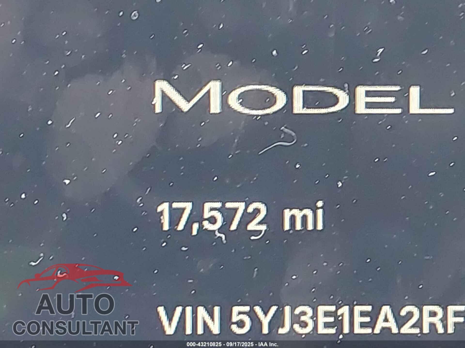 TESLA MODEL 3 2024 - 5YJ3E1EA2RF747815