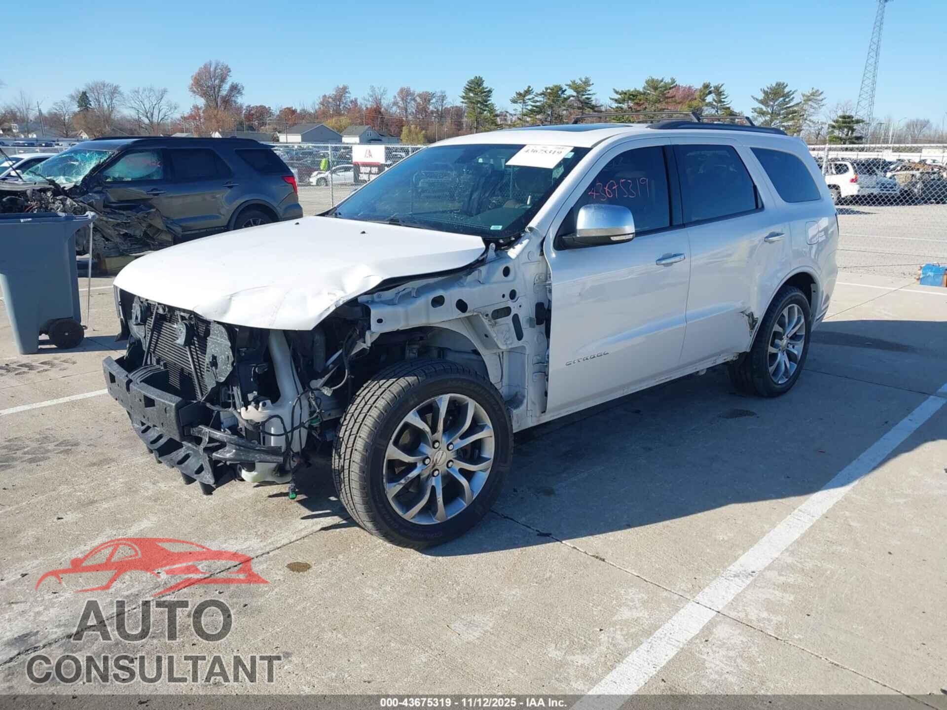 DODGE DURANGO 2017 - 1C4RDJEG0HC741296