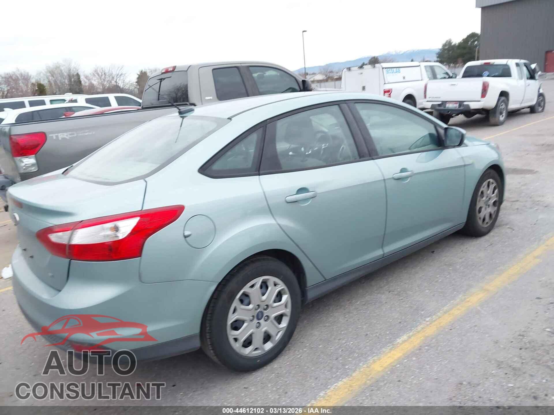 FORD FOCUS 2012 - 1FAHP3F20CL227478