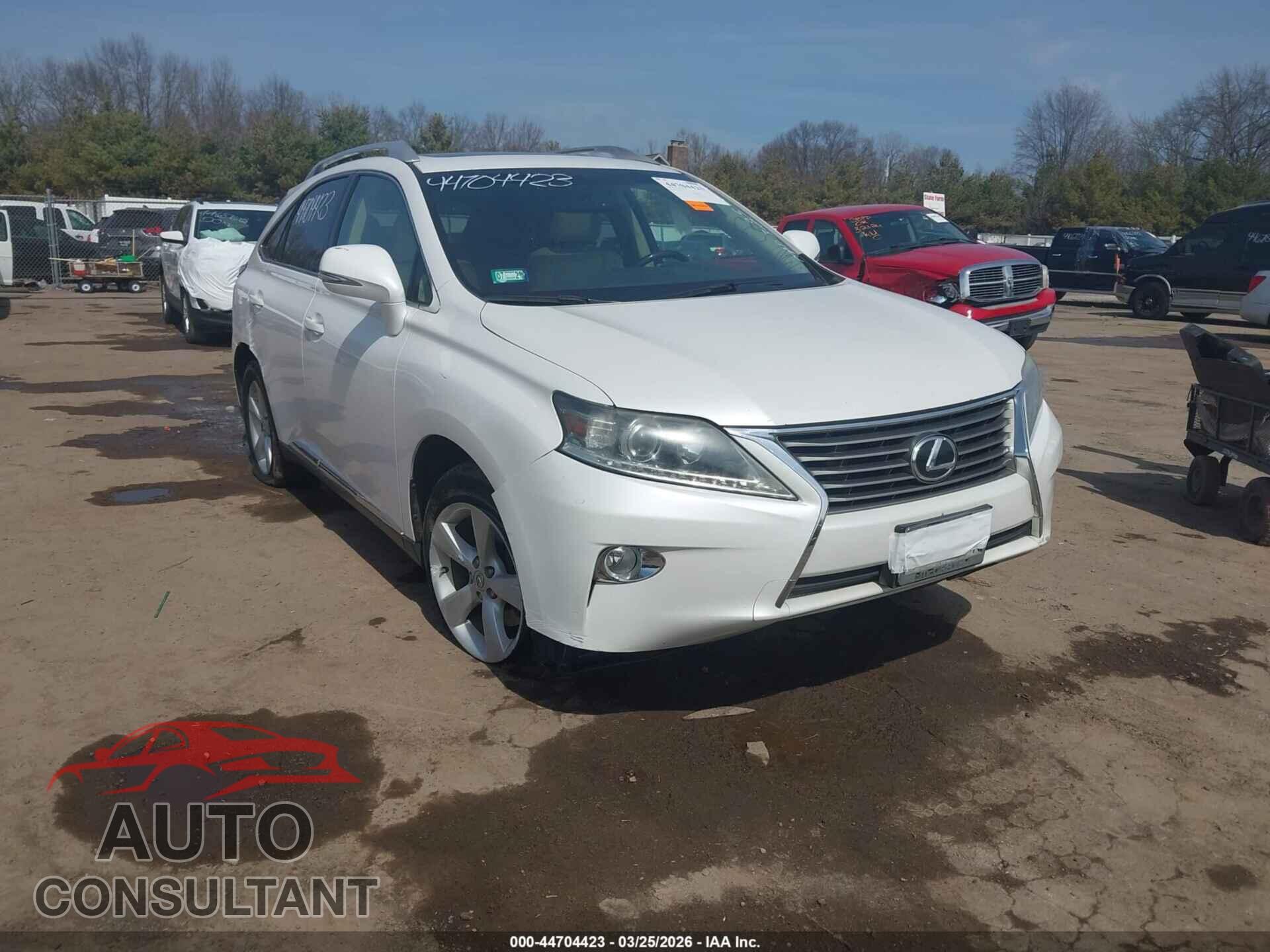 LEXUS RX 350 2013 - 2T2BK1BA8DC163422