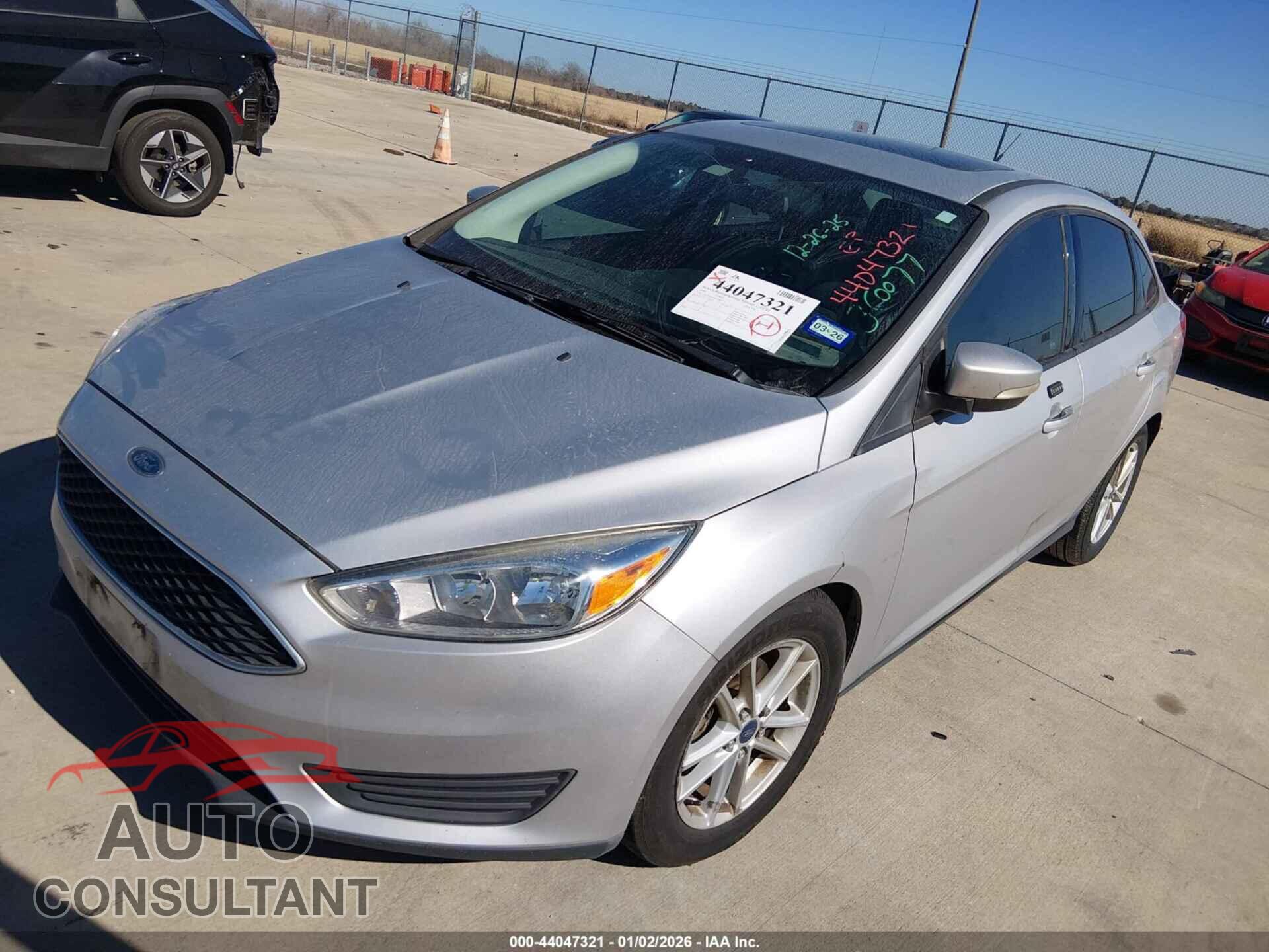 FORD FOCUS 2016 - 1FADP3F25GL360077