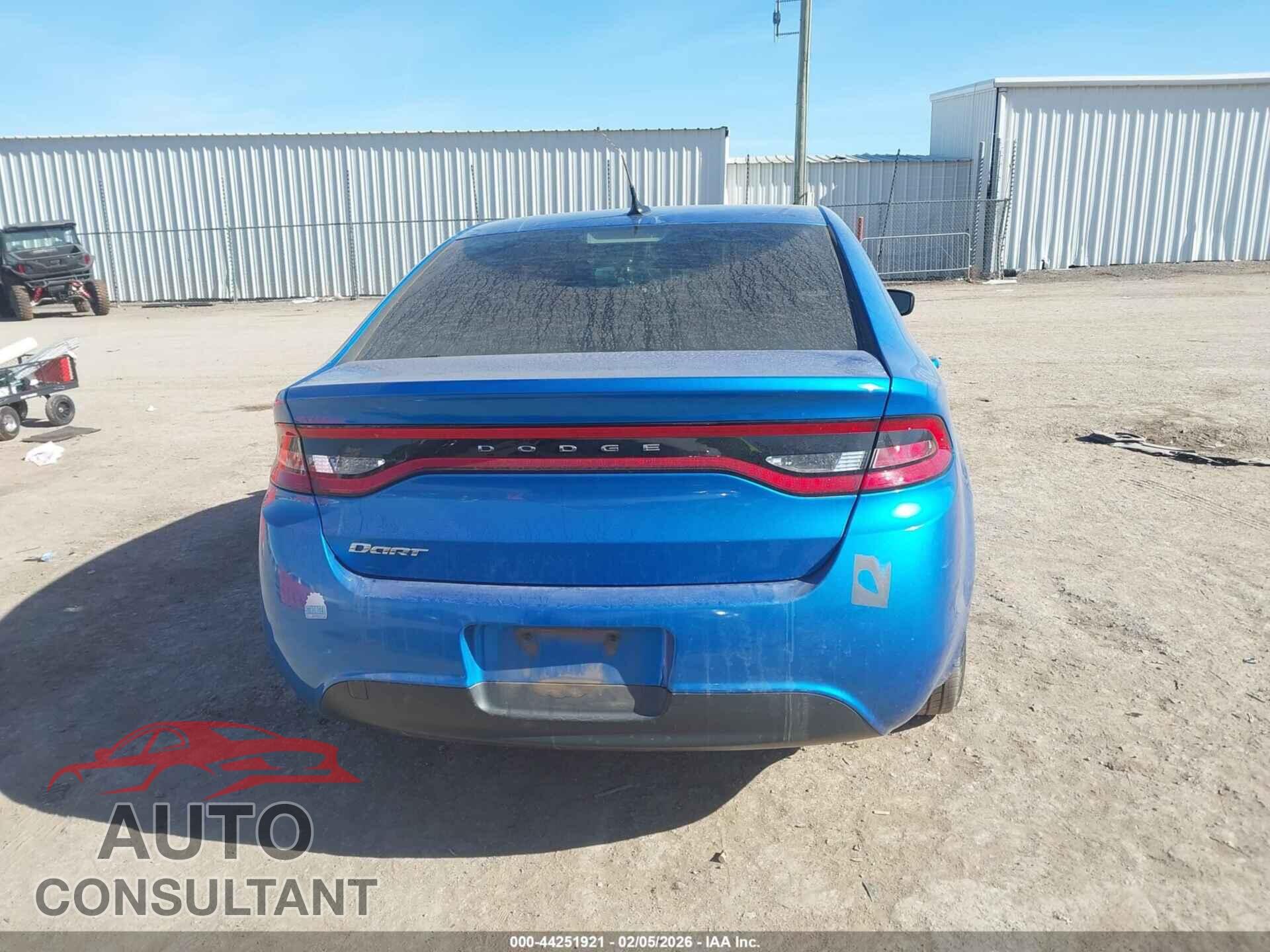 DODGE DART 2015 - 1C3CDFAA2FD405357