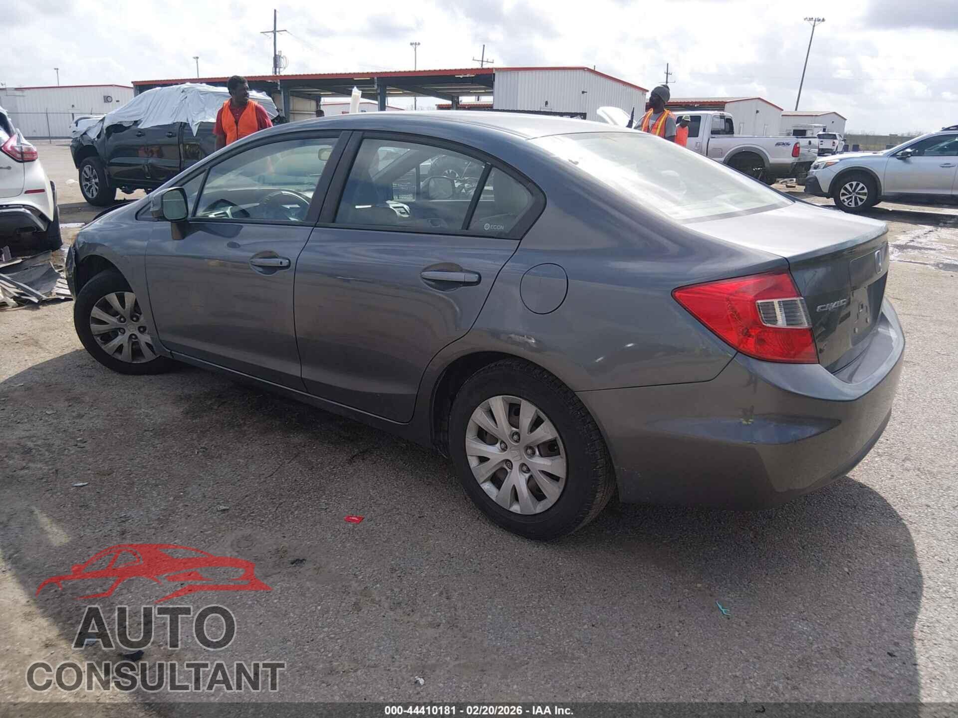 HONDA CIVIC 2012 - 19XFB2F54CE090574