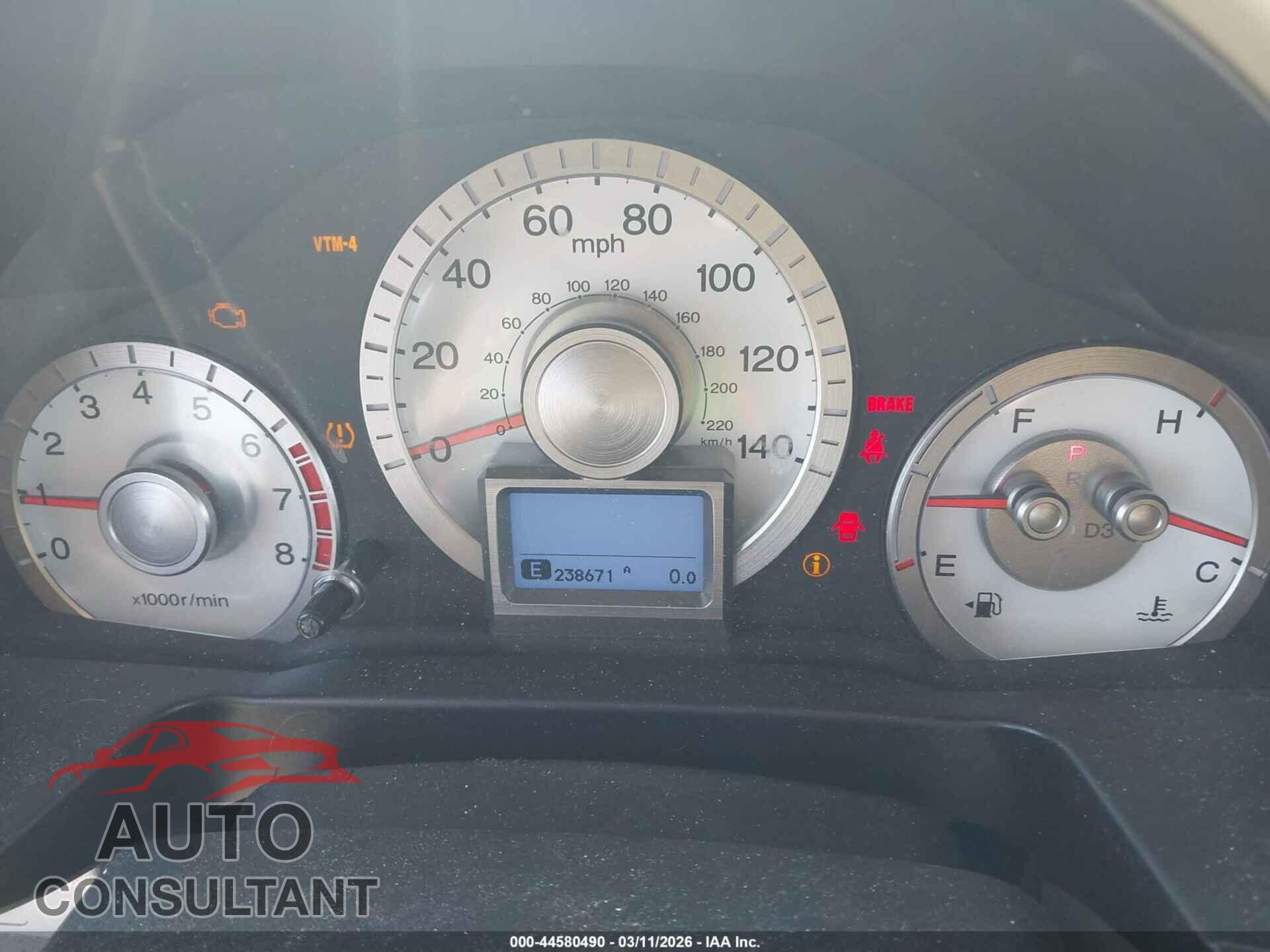 HONDA PILOT 2011 - 5FNYF4H97BB065766