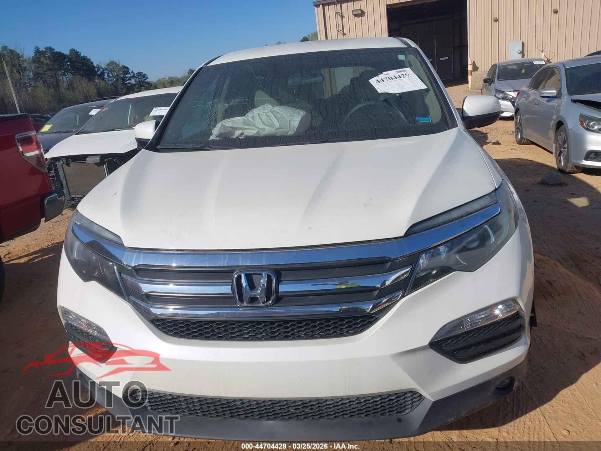 HONDA PILOT 2017 - 5FNYF5H37HB042708