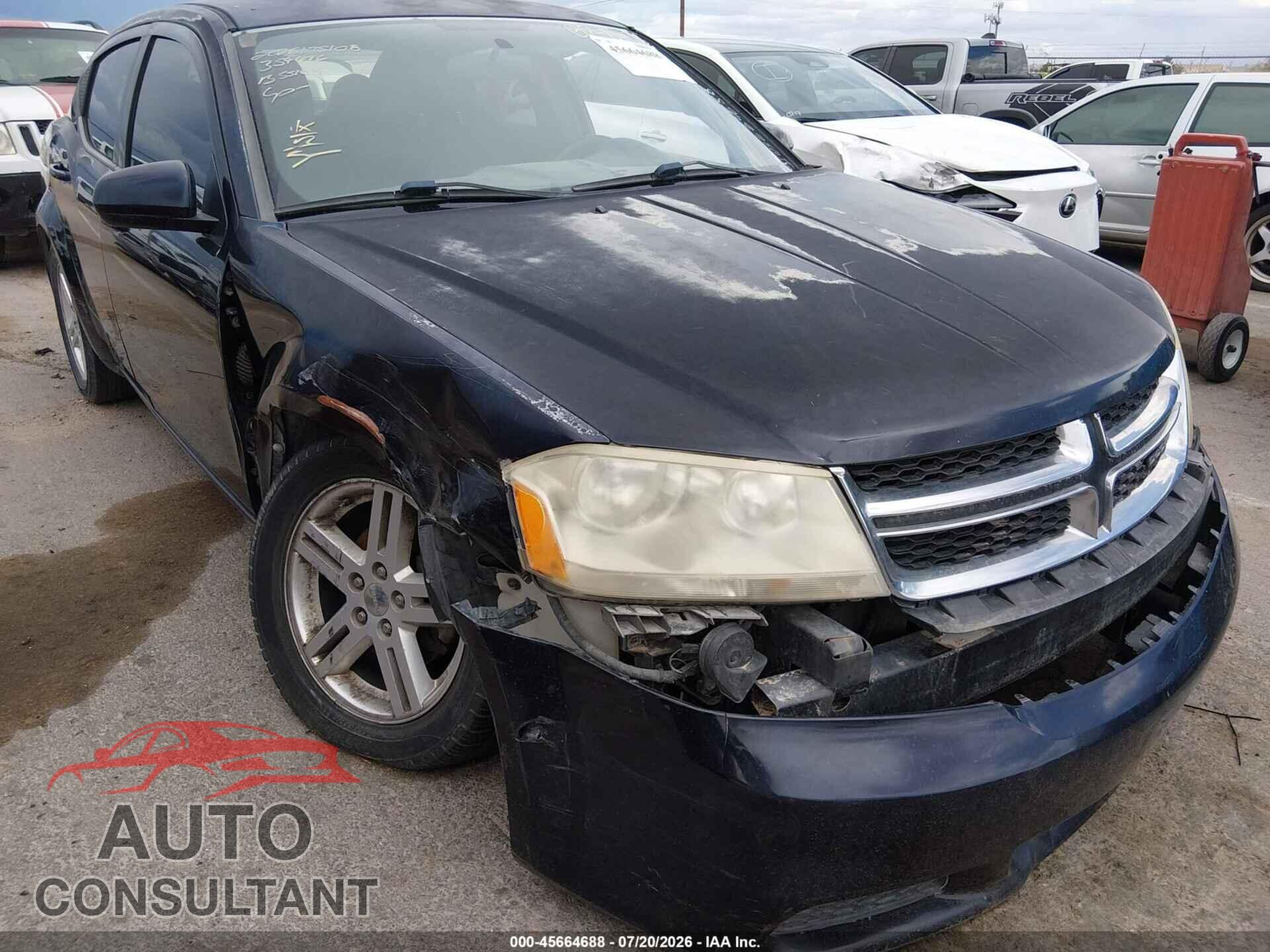 DODGE AVENGER 2011 - 1B3BD1FB2BN526469