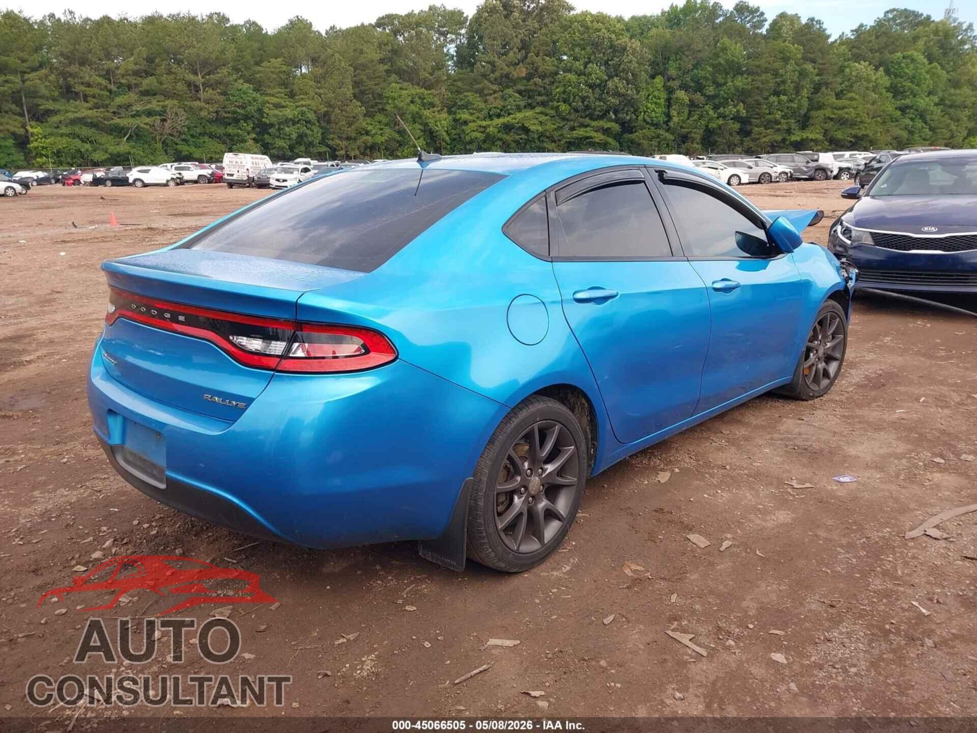 DODGE DART 2016 - 1C3CDFFAXGD819156