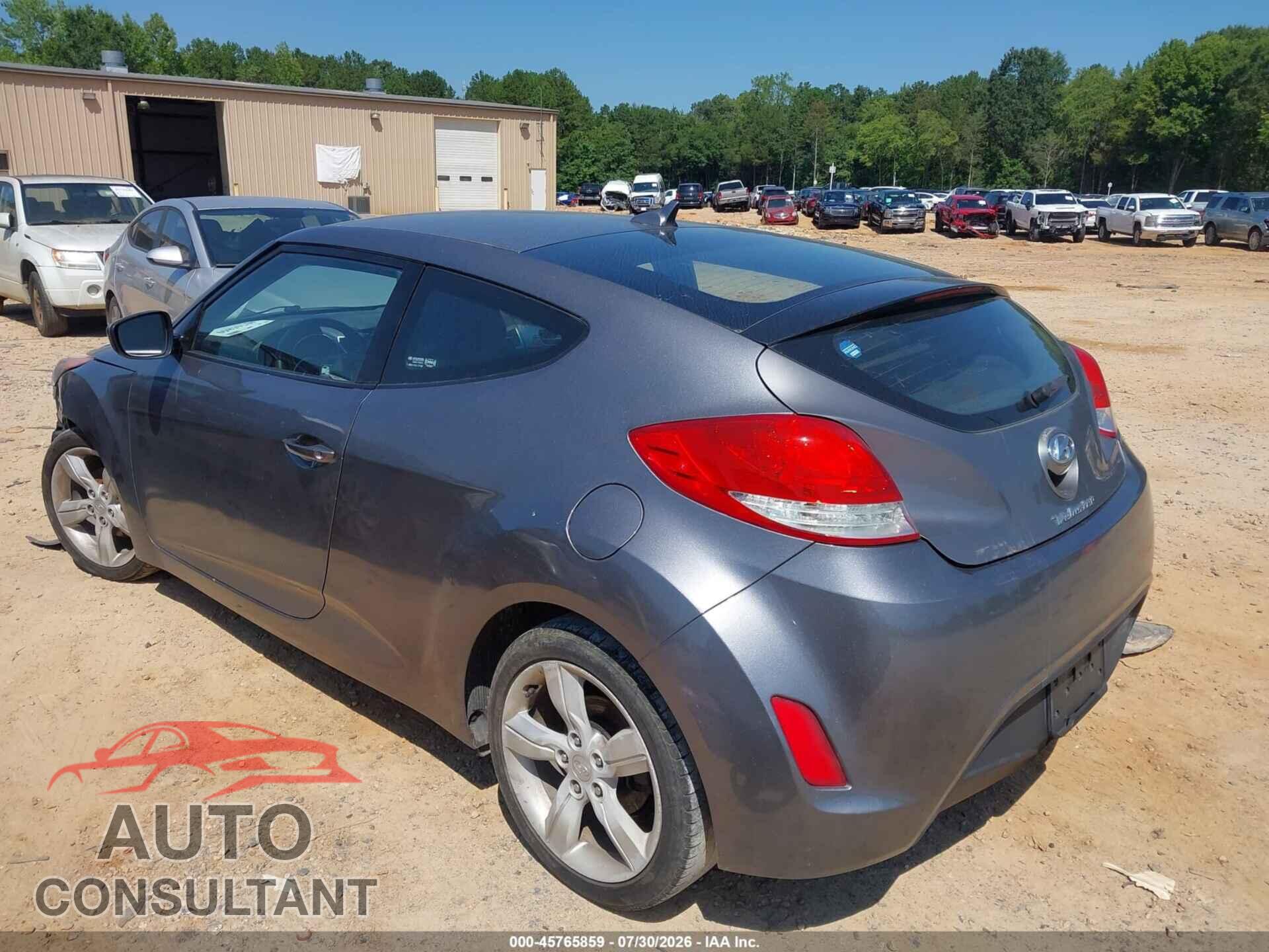 HYUNDAI VELOSTER 2012 - KMHTC6AD7CU078521
