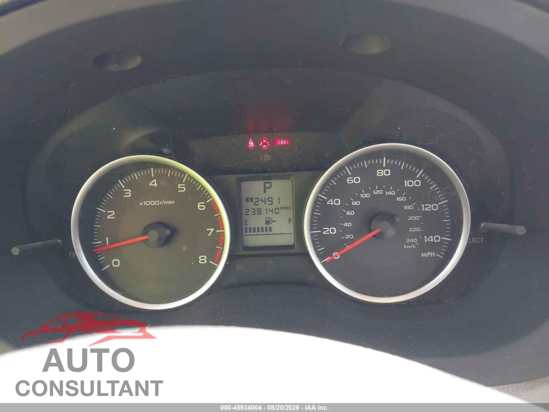 SUBARU FORESTER 2014 - JF2SJAEC0EH549710