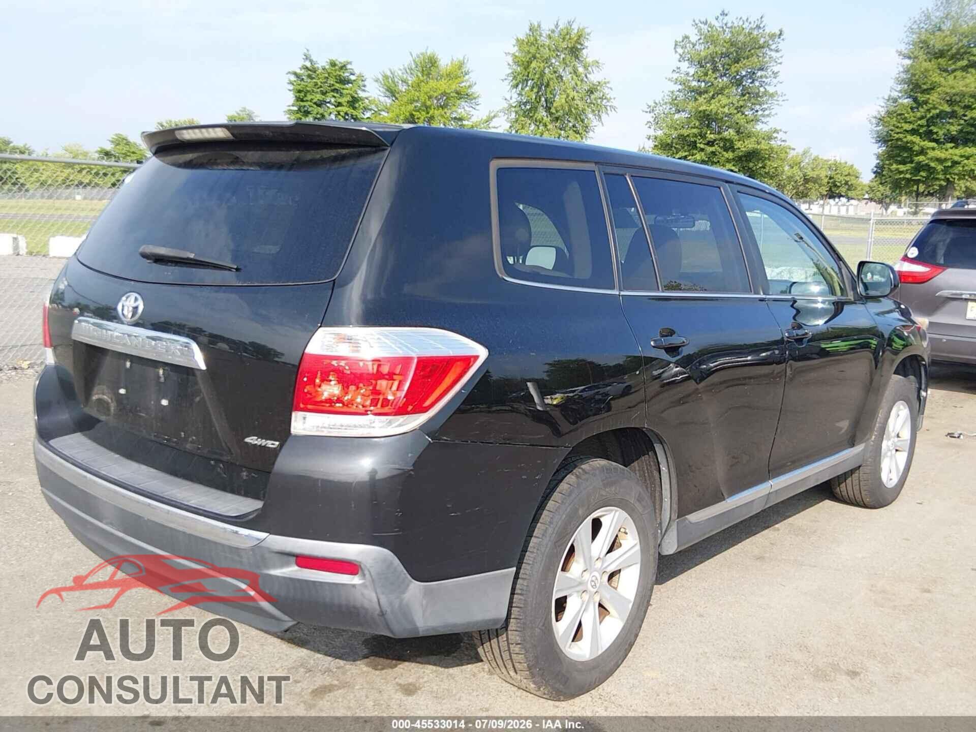 TOYOTA HIGHLANDER 2011 - 5TDBK3EH3BS066982