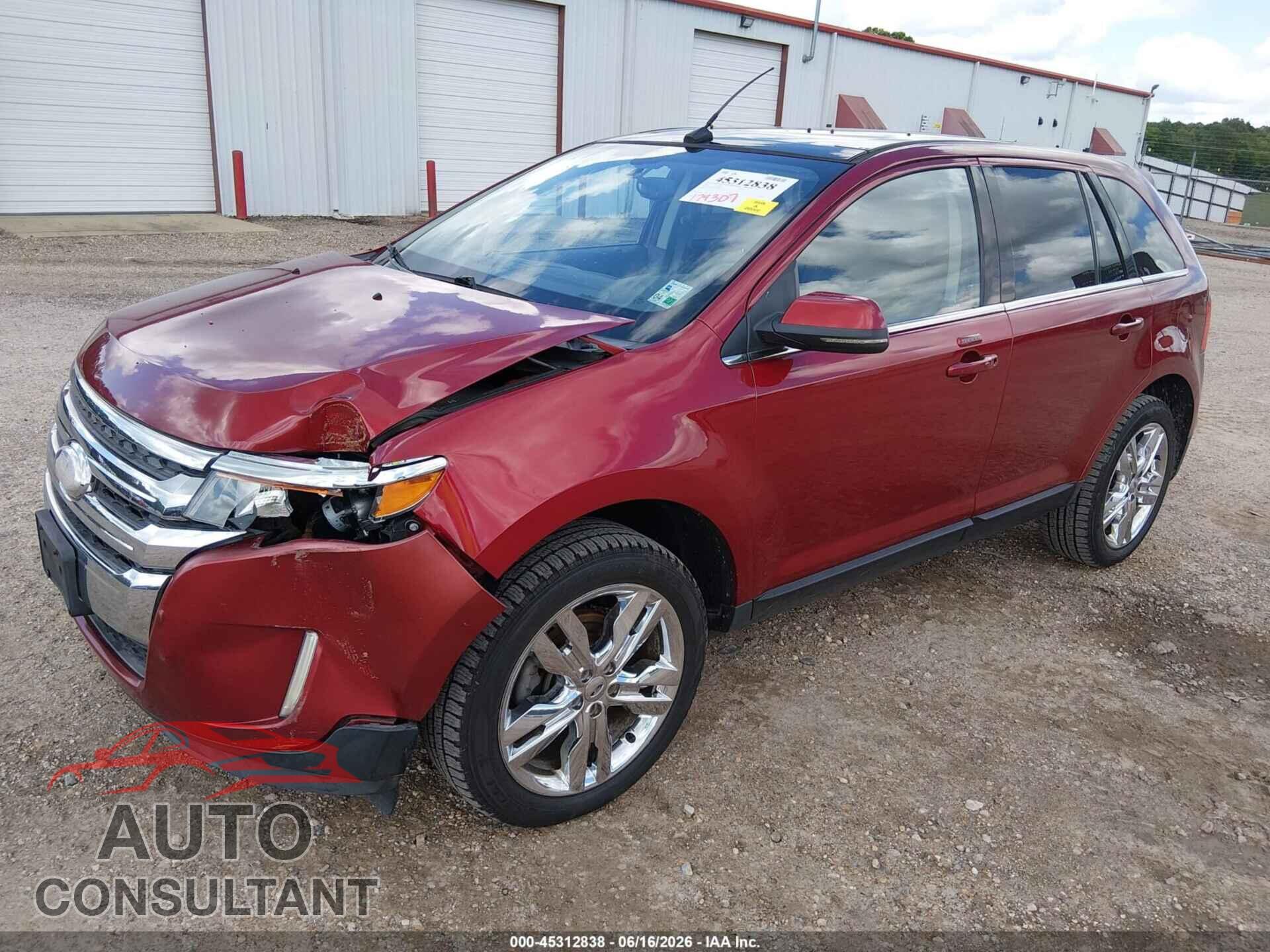 FORD EDGE 2013 - 2FMDK3KC9DBB06208