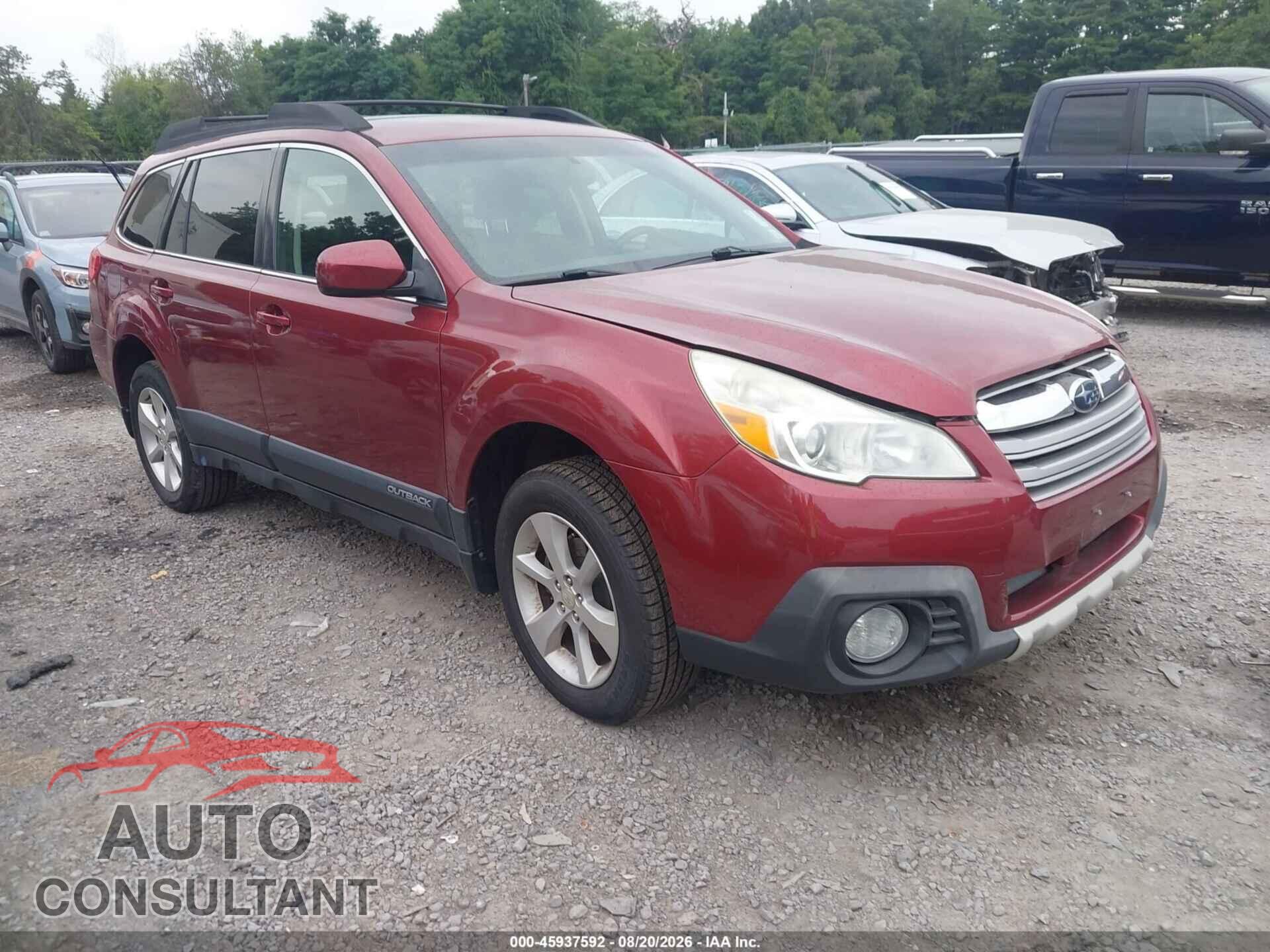 SUBARU OUTBACK 2014 - 4S4BRBLC2E3202940