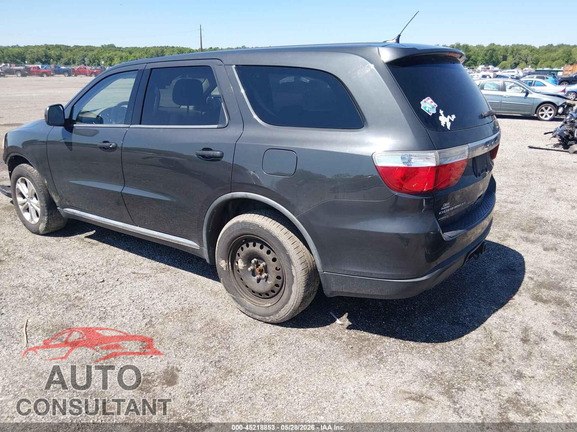 DODGE DURANGO 2011 - 1D4RE2GG6BC624199