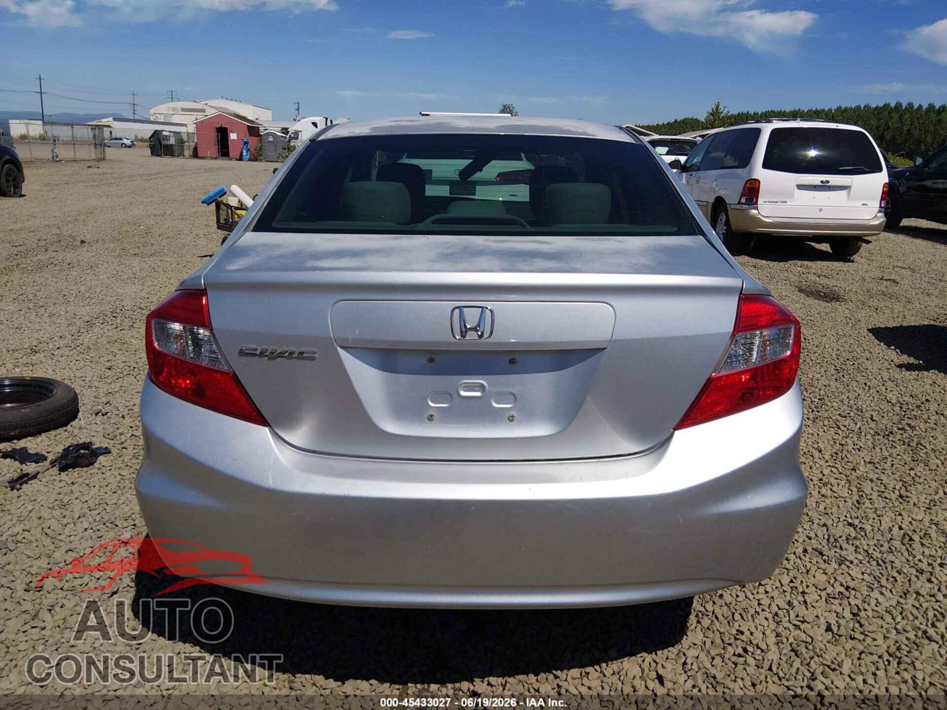 HONDA CIVIC 2012 - 2HGFB2F59CH320616
