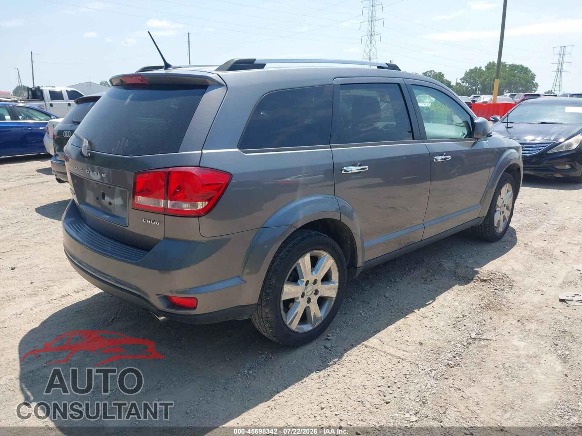 DODGE JOURNEY 2012 - 3C4PDDDG2CT181711