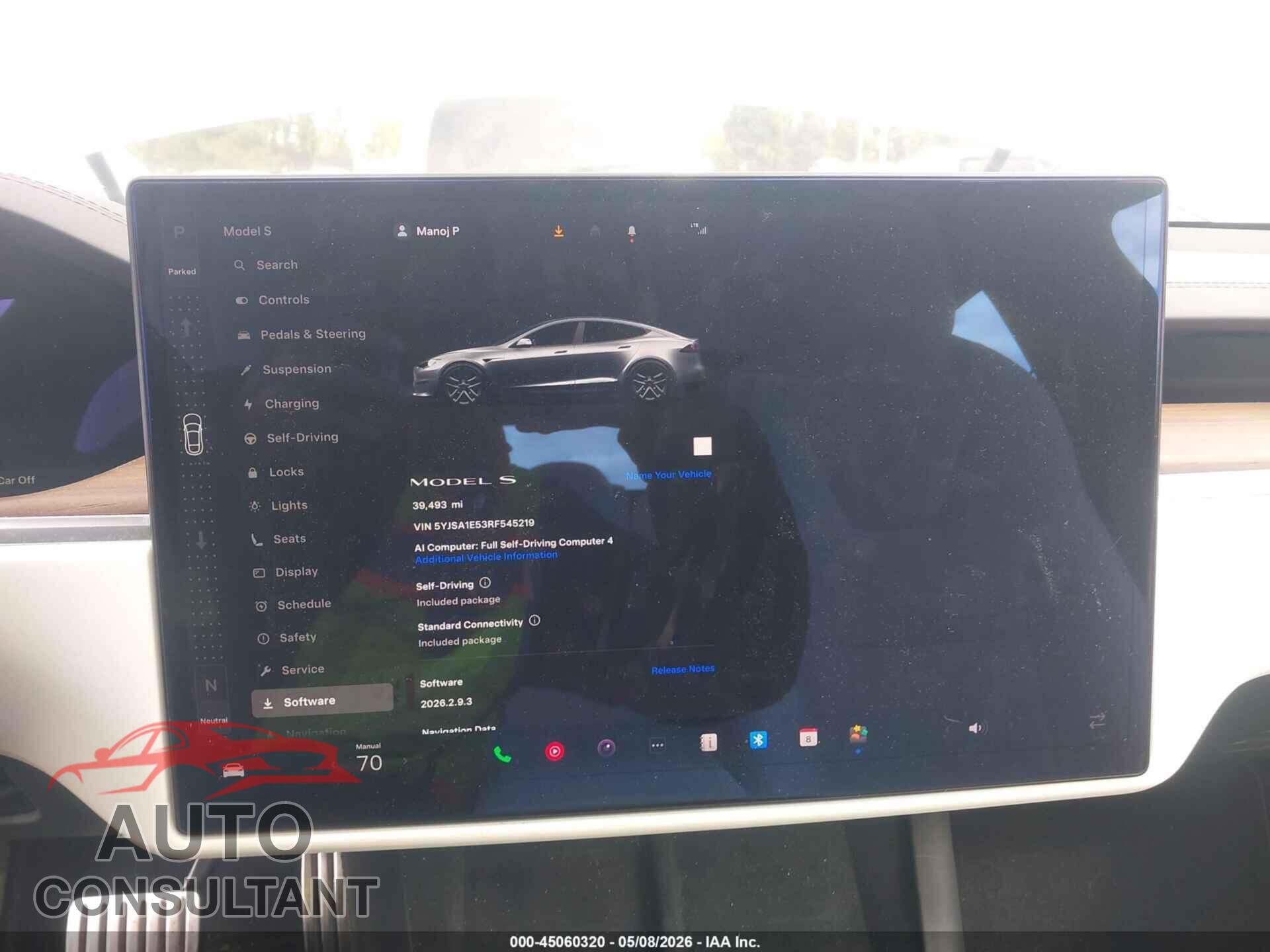 TESLA MODEL S 2024 - 5YJSA1E53RF545219