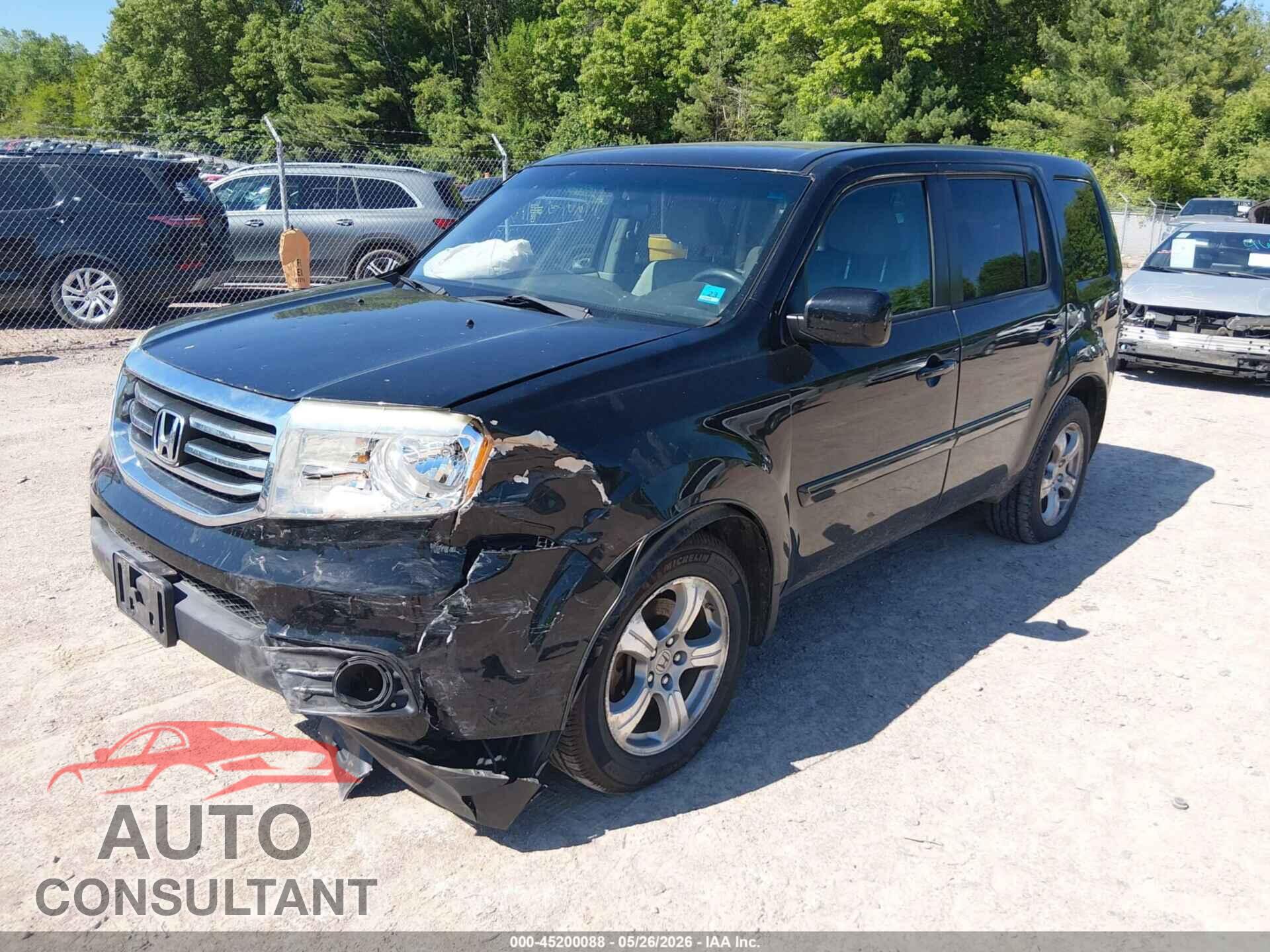HONDA PILOT 2012 - 5FNYF4H49CB034699