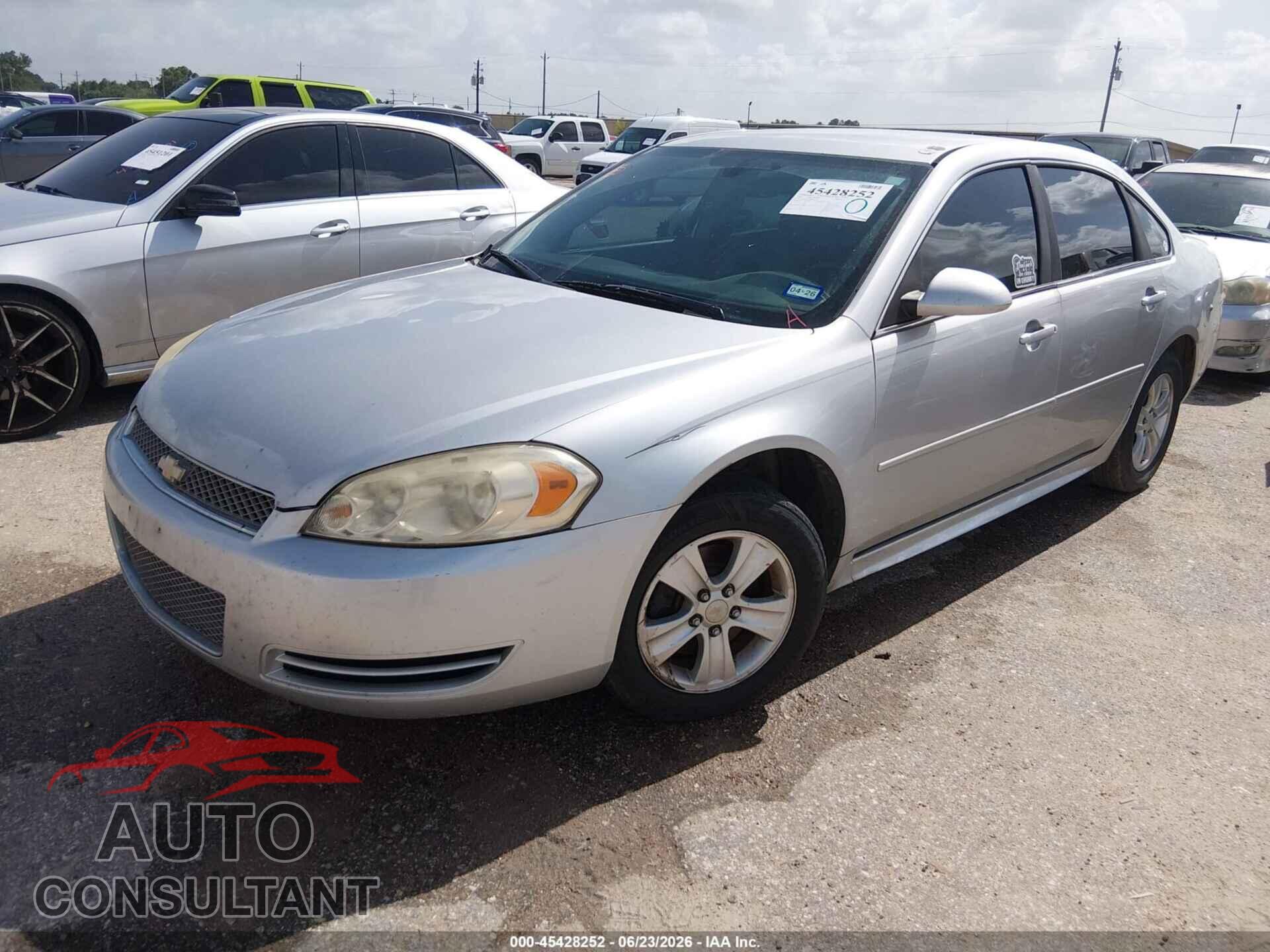 CHEVROLET IMPALA 2013 - 2G1WF5E36D1223235