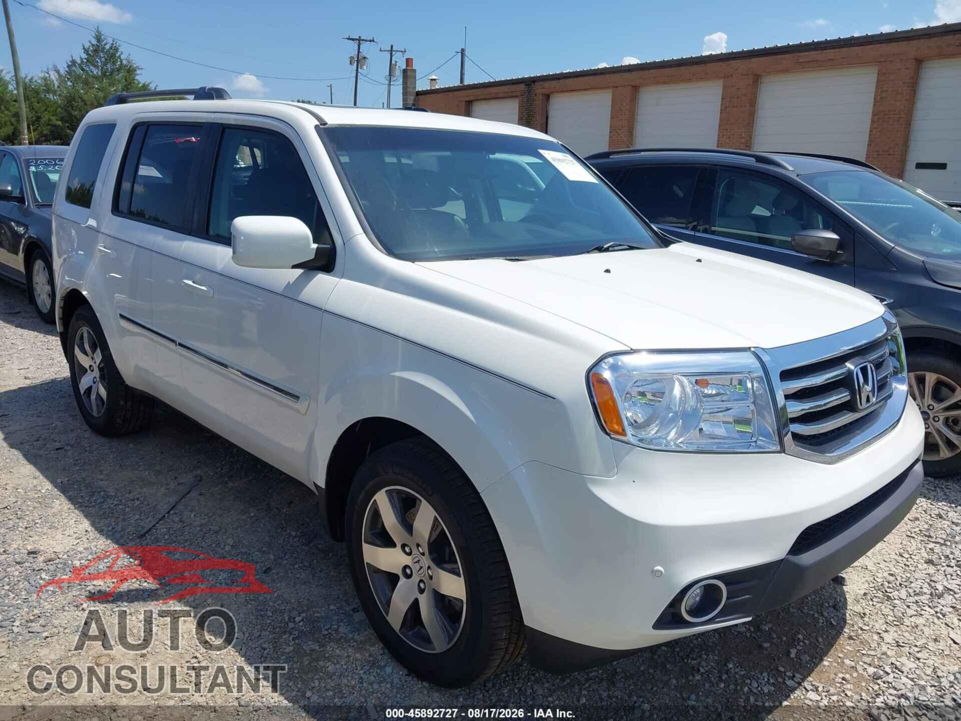 HONDA PILOT 2012 - 5FNYF4H91CB023868