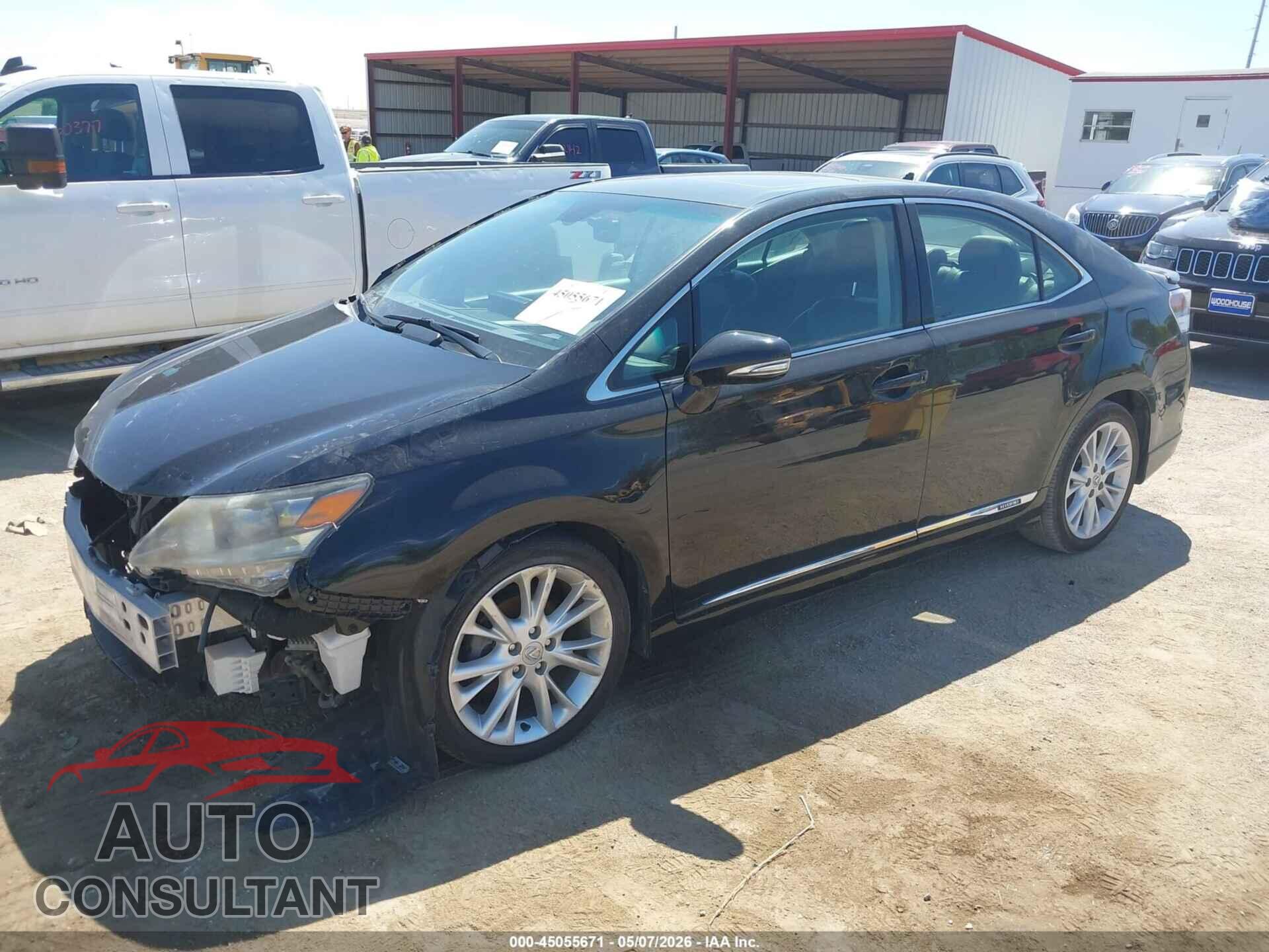LEXUS HS 250H 2010 - JTHBB1BA5A2005245