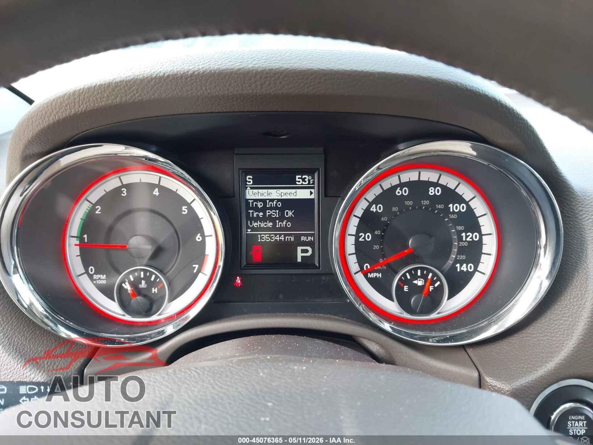 DODGE DURANGO 2013 - 1C4RDJDG3DC674849