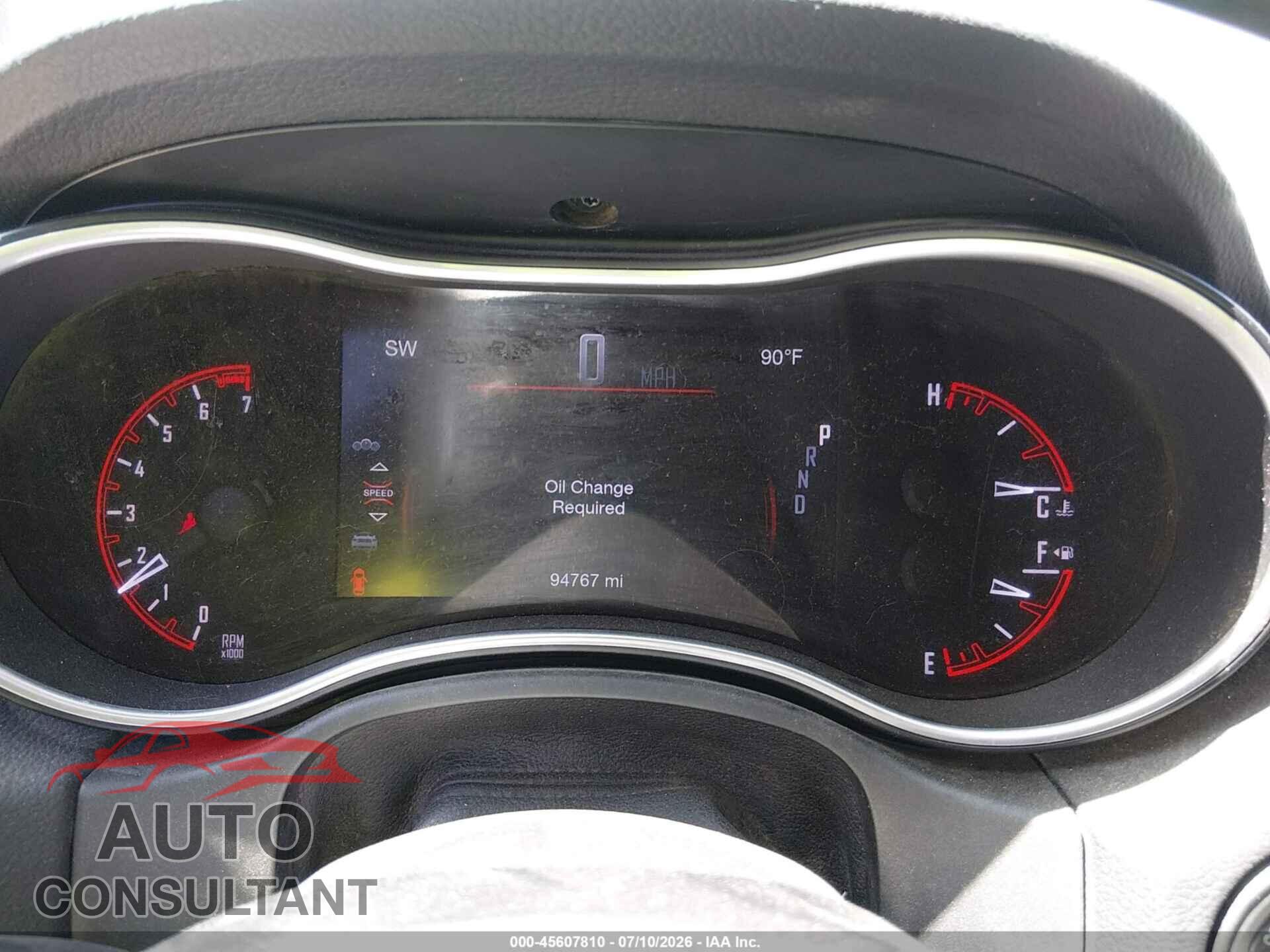 DODGE DURANGO 2020 - 1C4RDJFG5LC204964