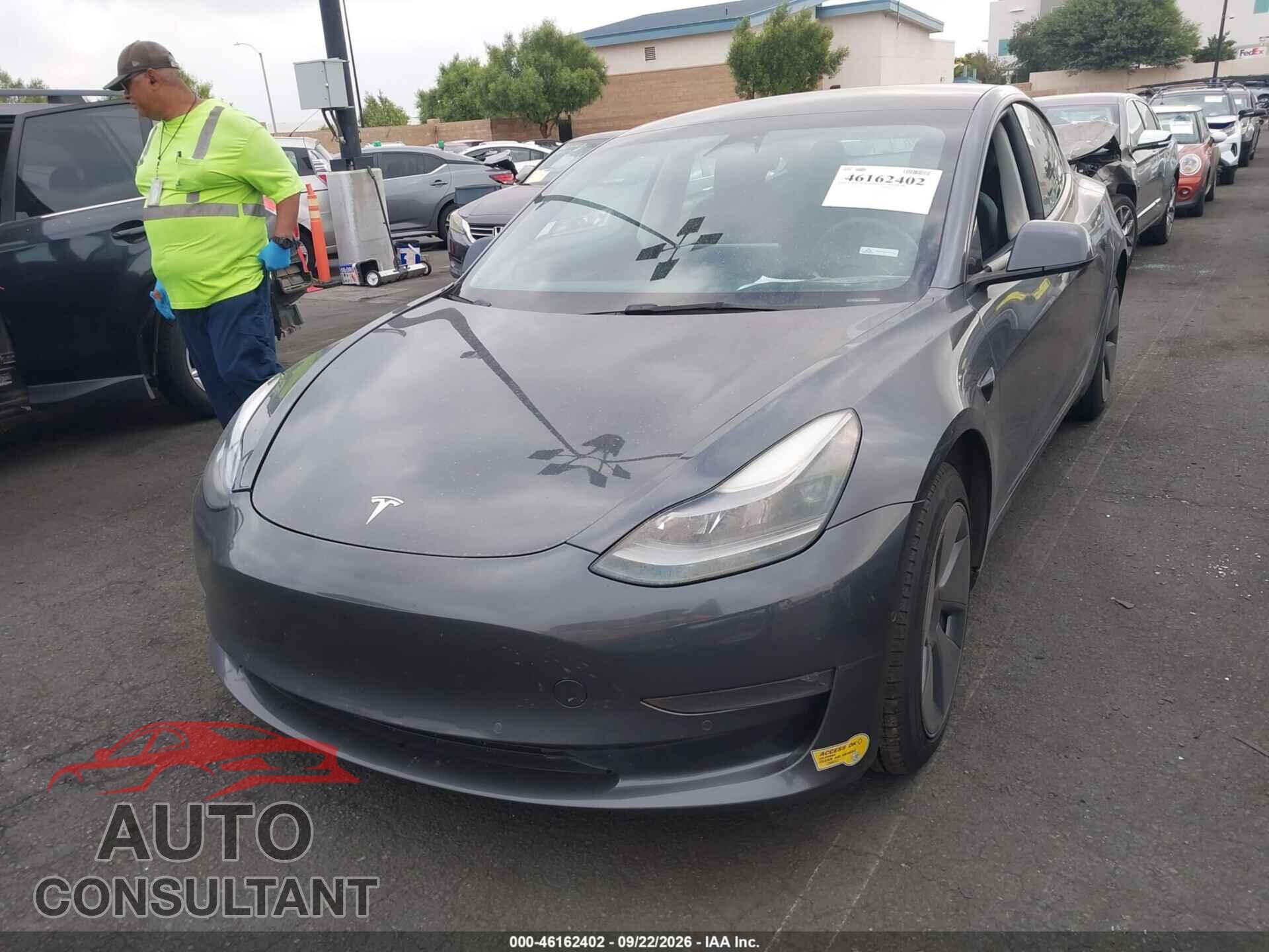 TESLA MODEL 3 2022 - 5YJ3E1EB0NF265525