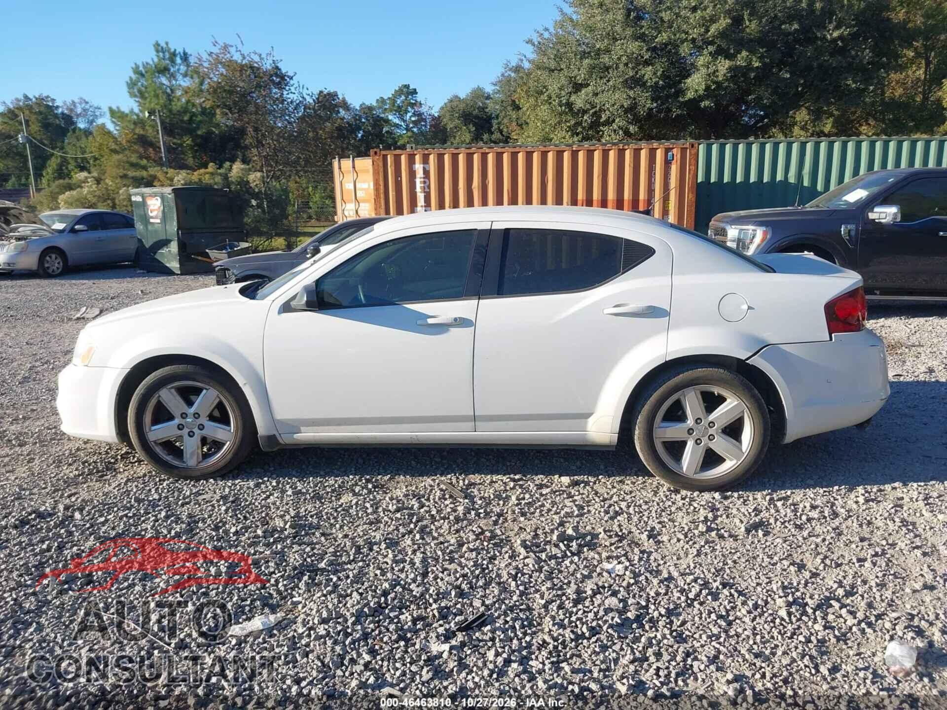 DODGE AVENGER 2013 - 1C3CDZAB3DN625947