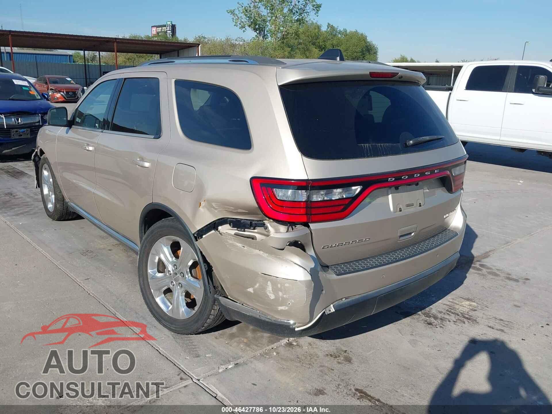 DODGE DURANGO 2014 - 1C4RDHDG7EC360583