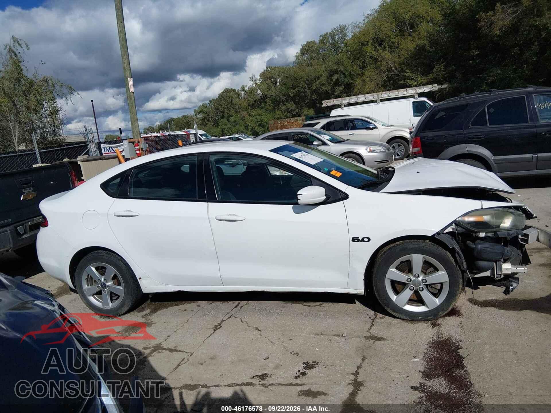 DODGE DART 2015 - 1C3CDFBB2FD158641