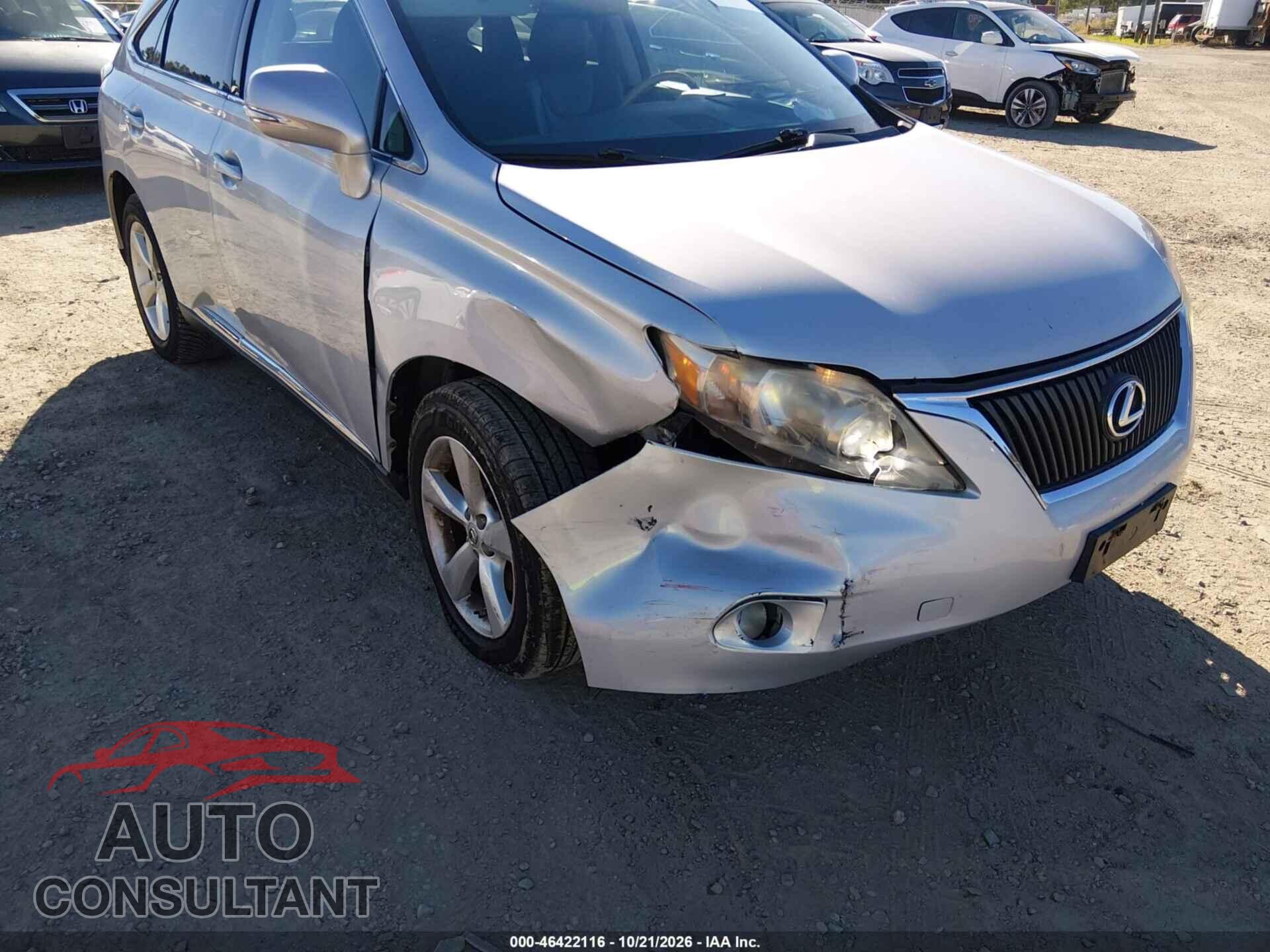 LEXUS RX 350 2011 - 2T2BK1BA7BC102219