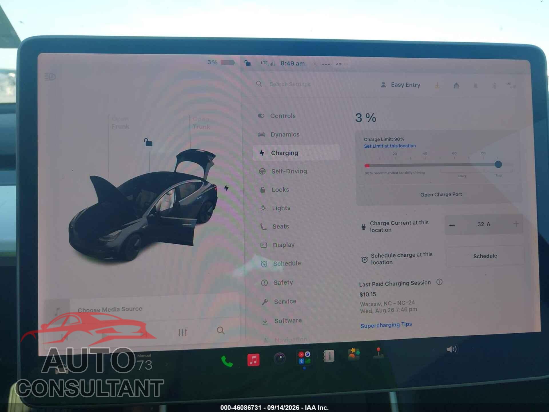 TESLA MODEL 3 2020 - 5YJ3E1EA8LF785802